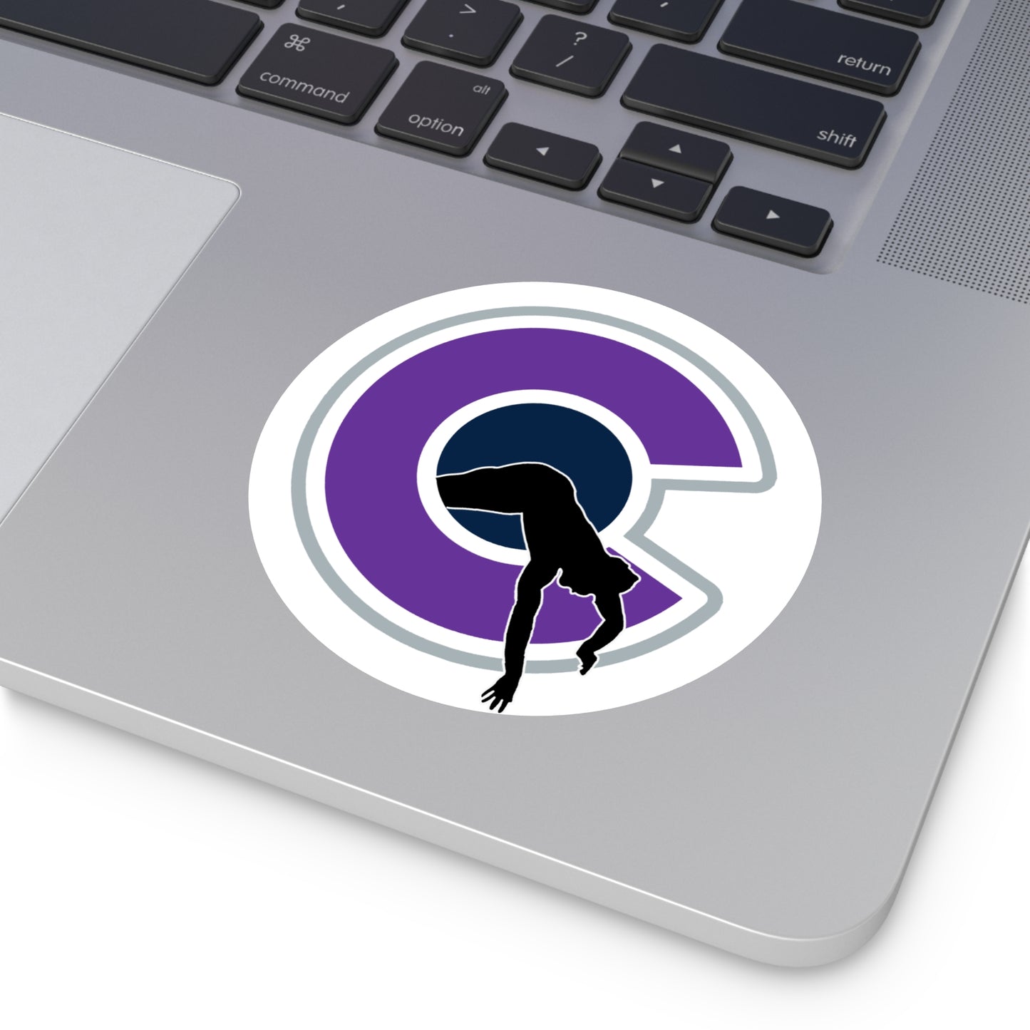 NOCO "C" White Round Vinyl Sticker