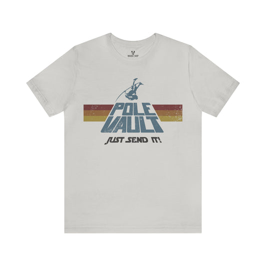 Pole Vault Just Send It Guy - Classic Tee