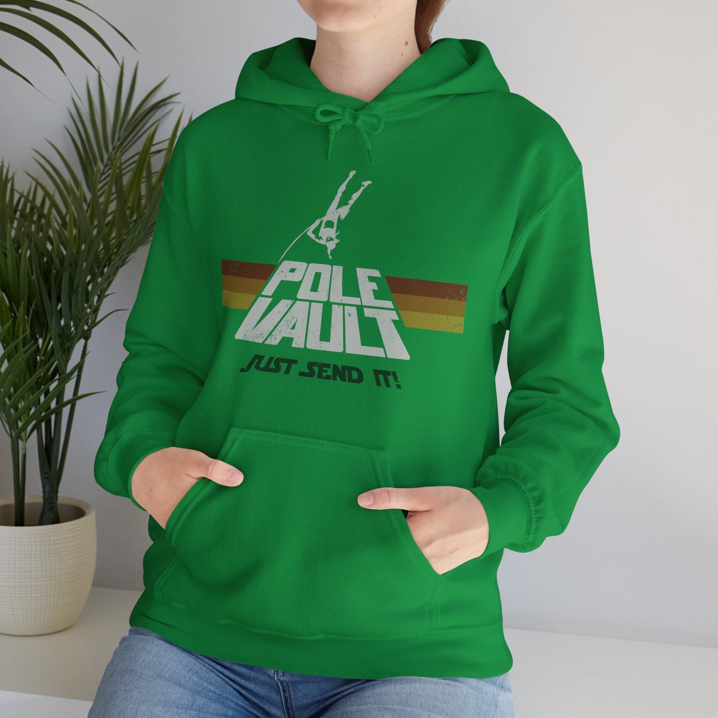 Pole Vault Just Send It Girl - Hoodie