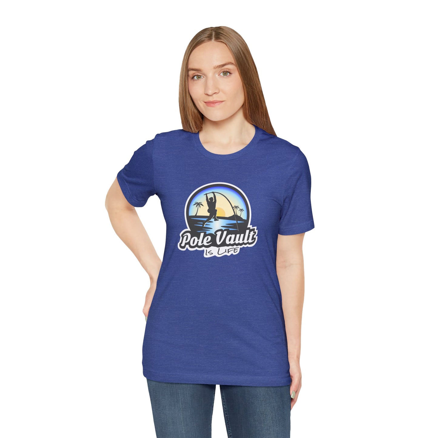 Beach Pole Vault is Life Guy - Deluxe Tee