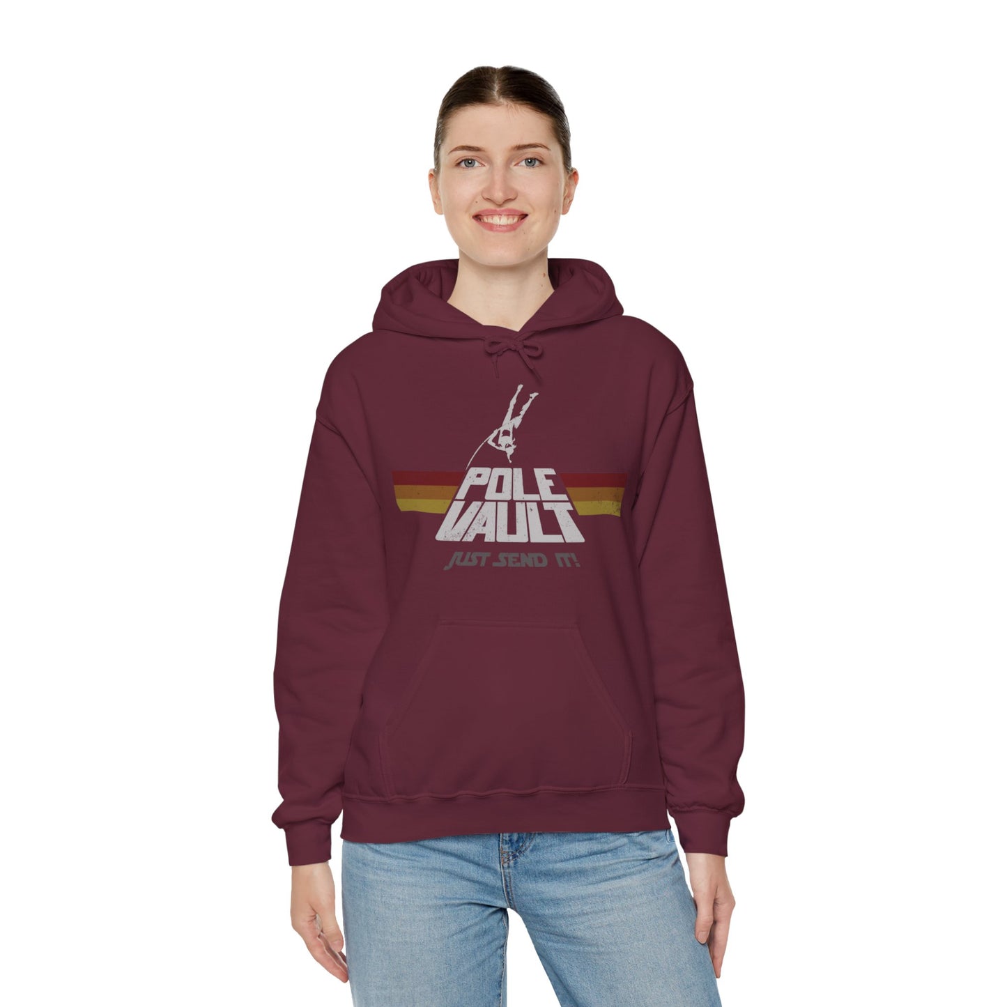 Pole Vault Just Send It Girl - Hoodie