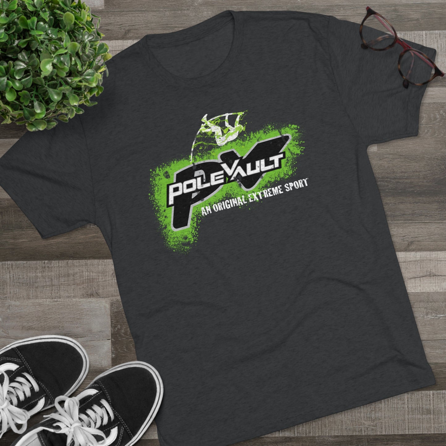 Pole Vault, An Original Extreme Sport - Tri-Blend Tee