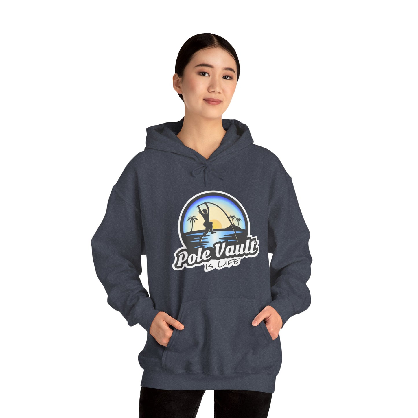 Beach Pole Vault is Life Girl - Hoodie