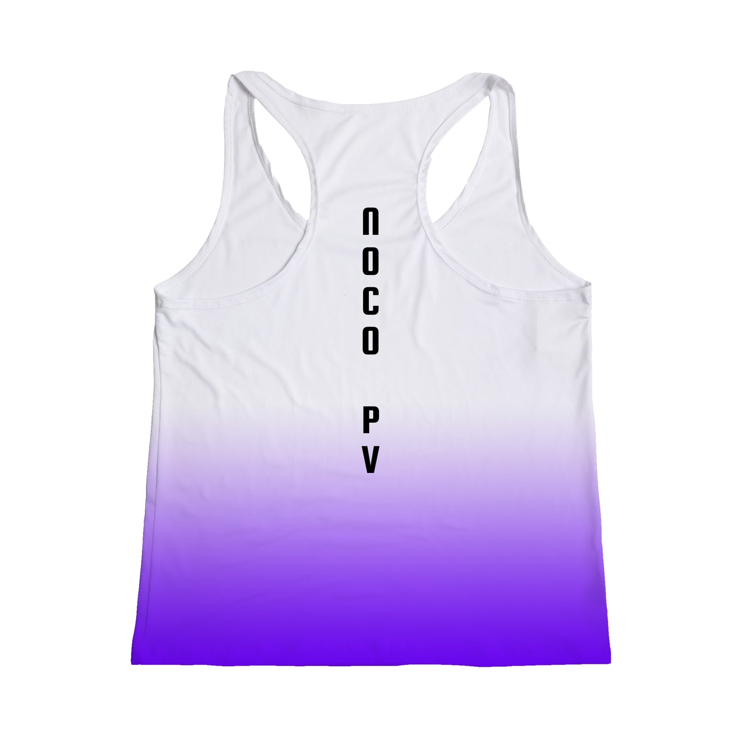 NOCO White Women's Racerback Jersey Tank