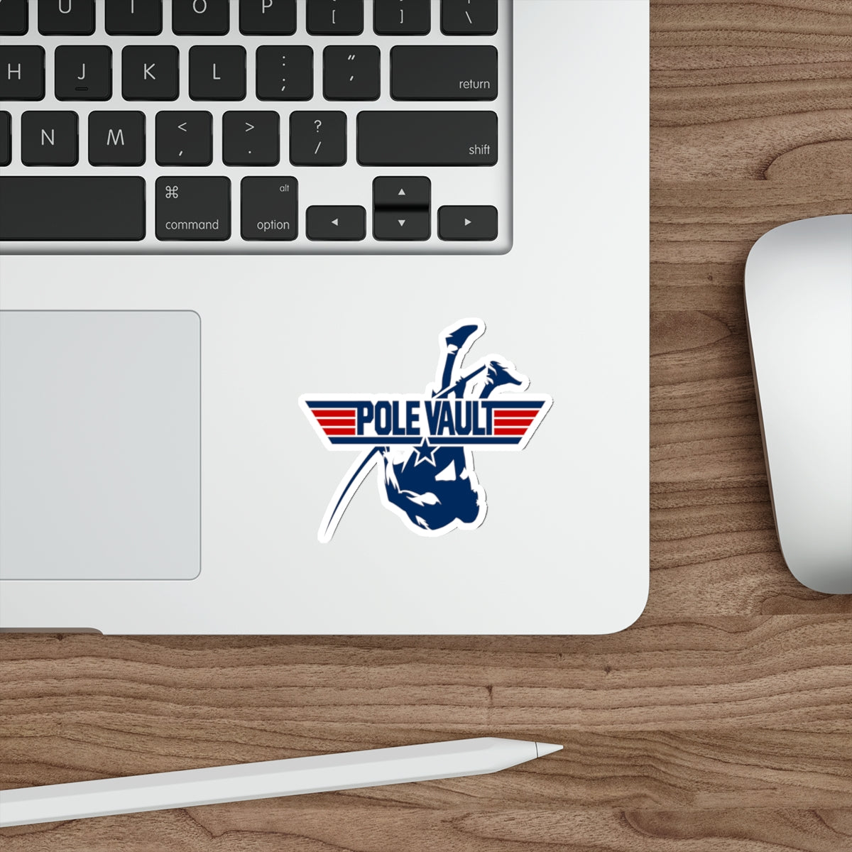 Top Pole Vault Vaulter - Die-Cut Sticker