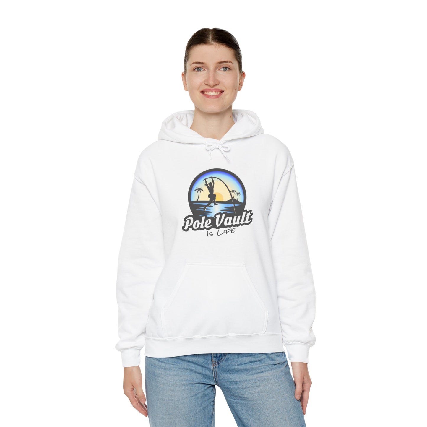 Beach Pole Vault is Life Girl - Hoodie