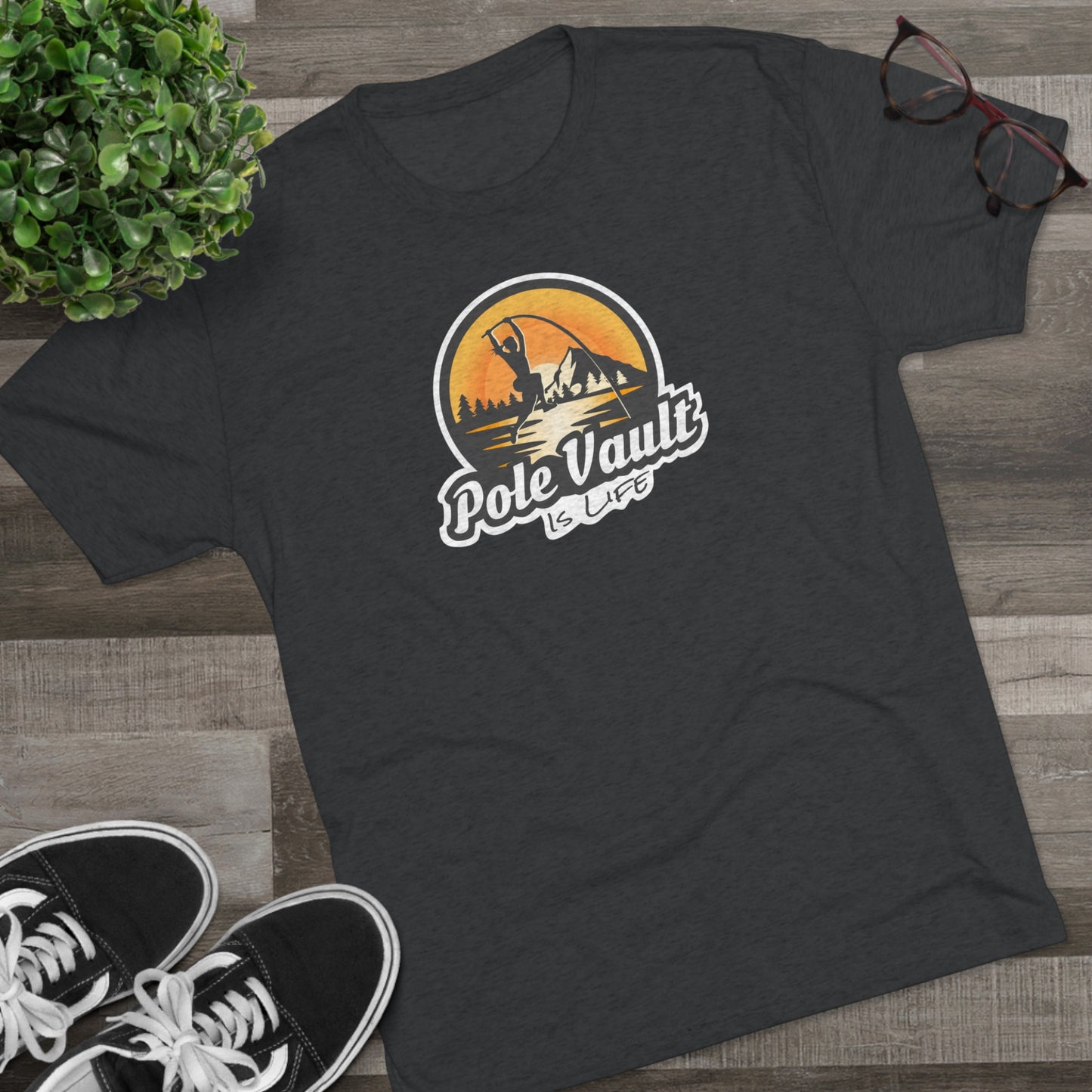 Mountain Pole Vault is Life Girl - Tri-Blend Tee