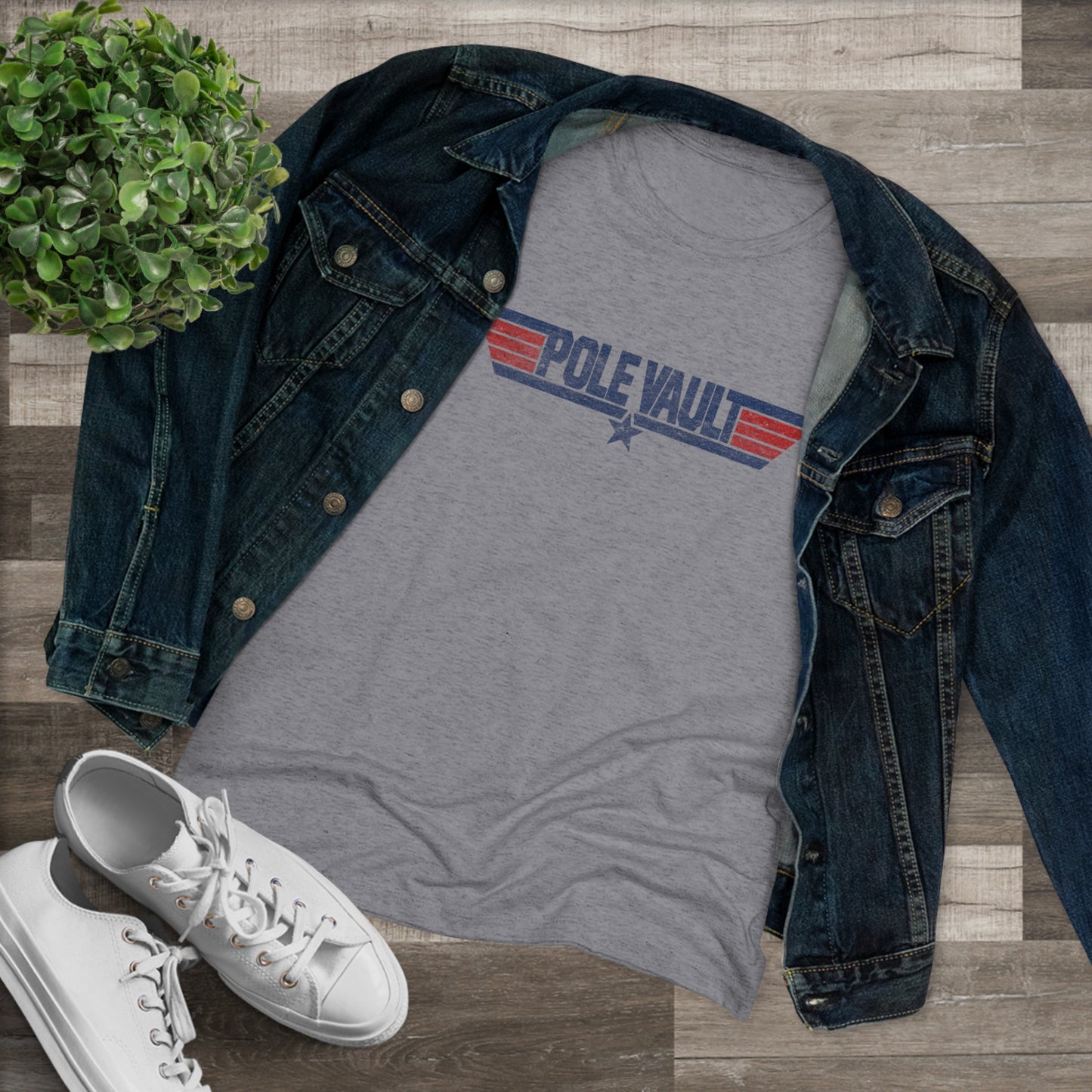 Top Pole Vault - Women's Tri-Blend Tee