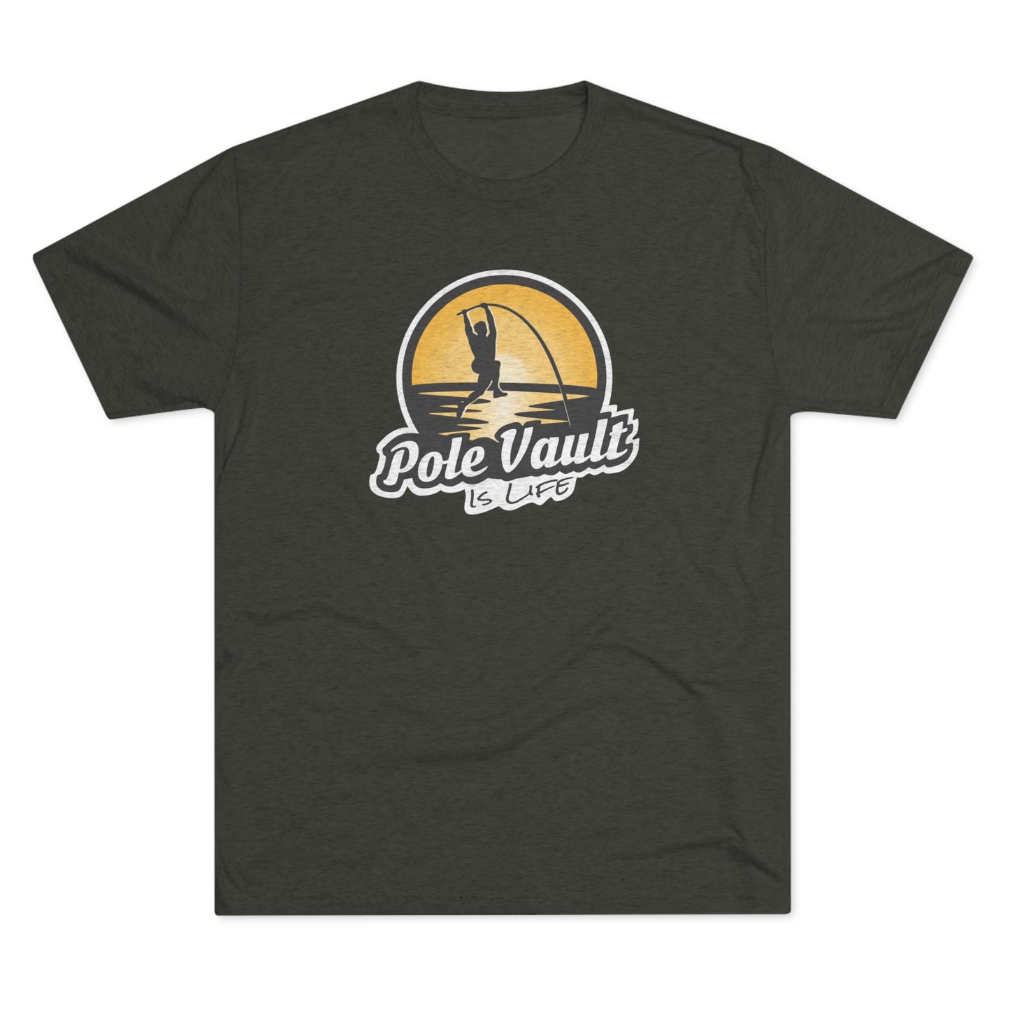 Pole Vault is Life Guy - Tri-Blend Tee
