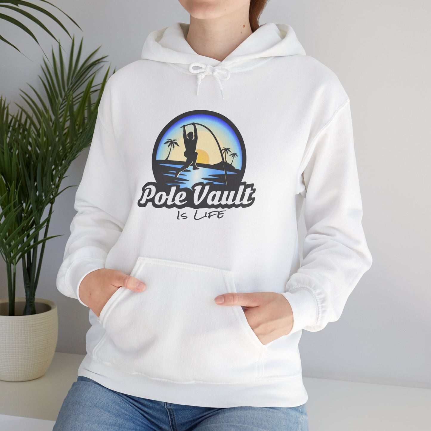 Beach Pole Vault is Life Guy - Hoodie