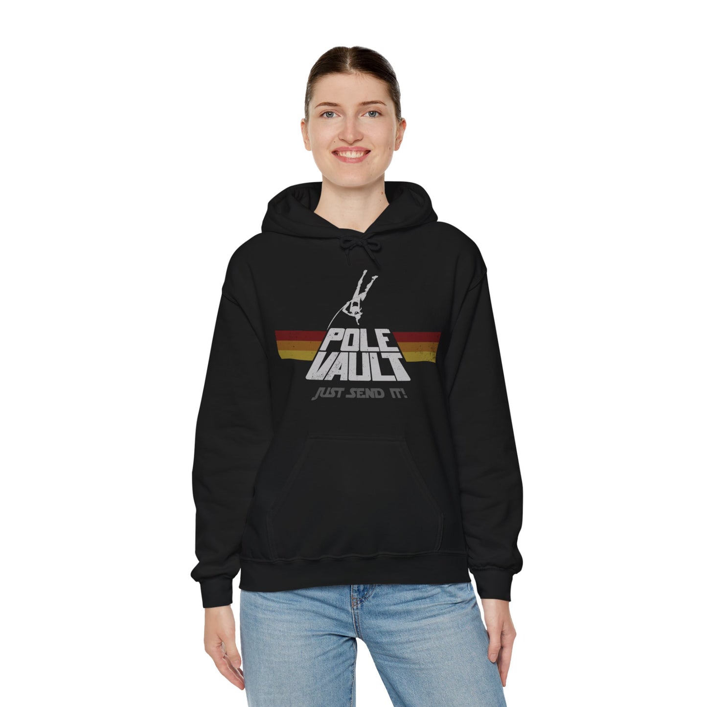 Pole Vault Just Send It Girl - Hoodie
