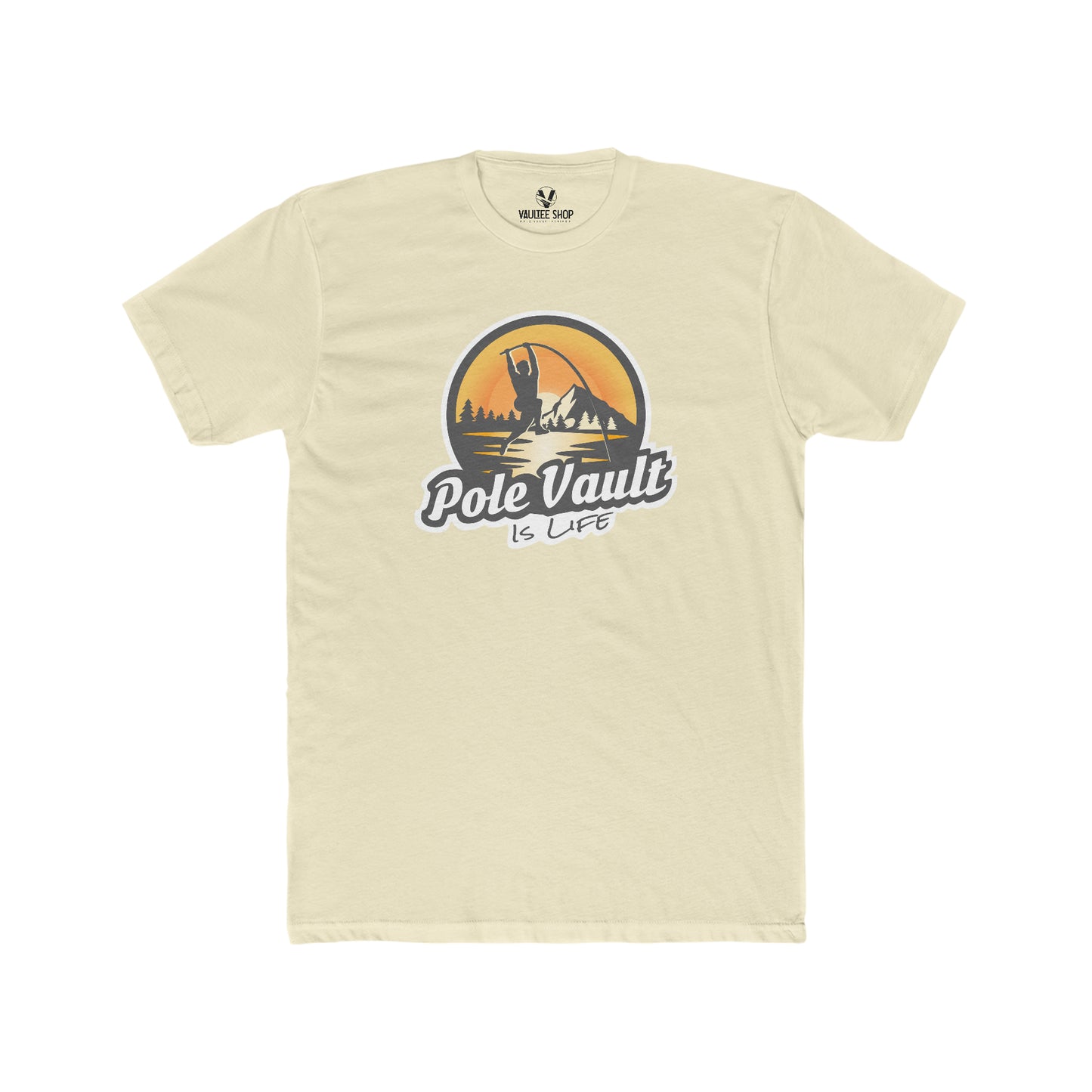 Mountain Pole Vault is Life Guy - Premium Fit Tee