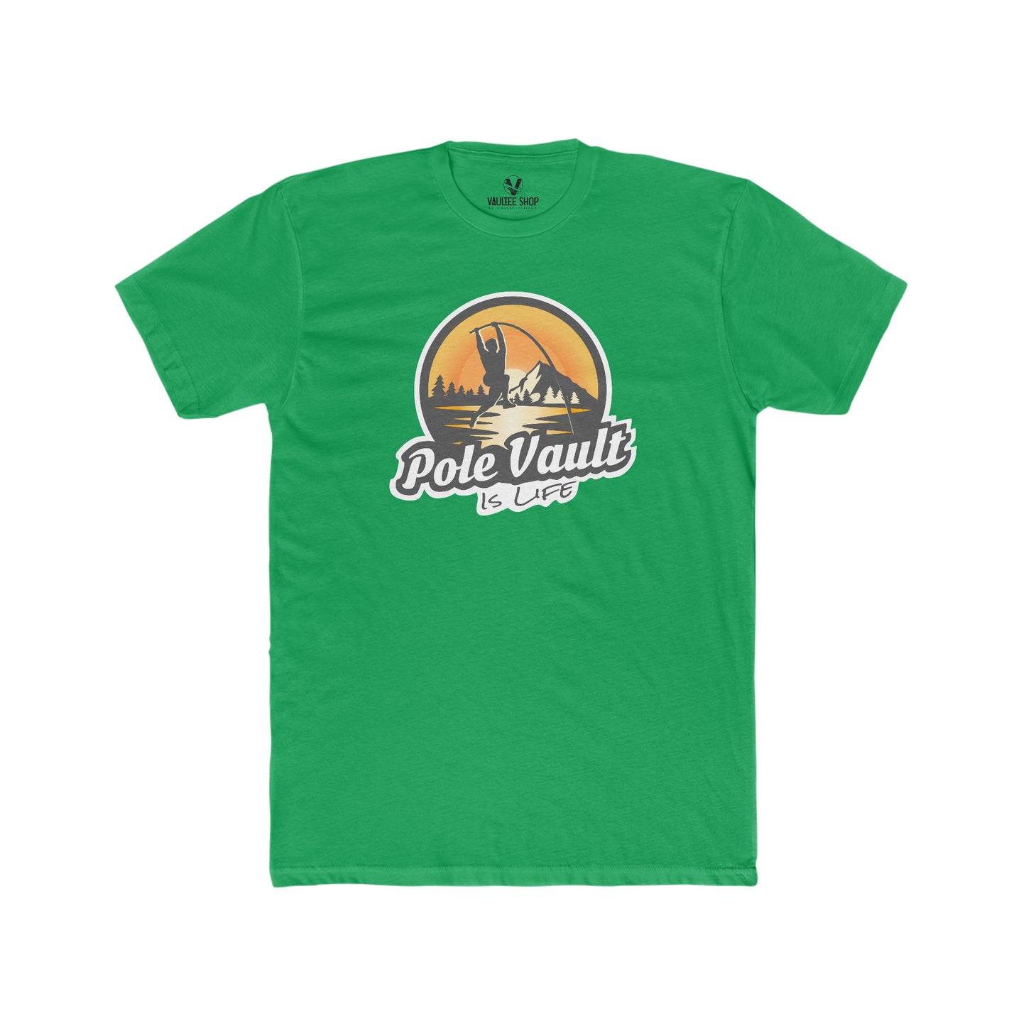 Mountain Pole Vault is Life Guy - Premium Fit Tee