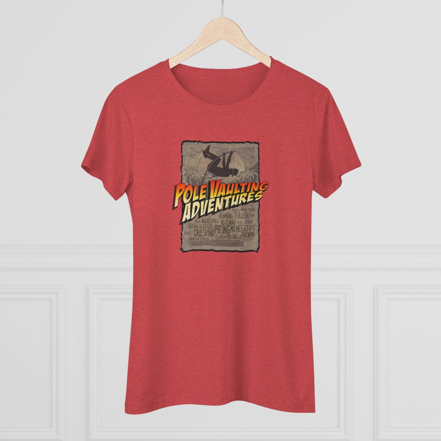 Pole Vaulting Adventure - Women's Tri-Blend Tee