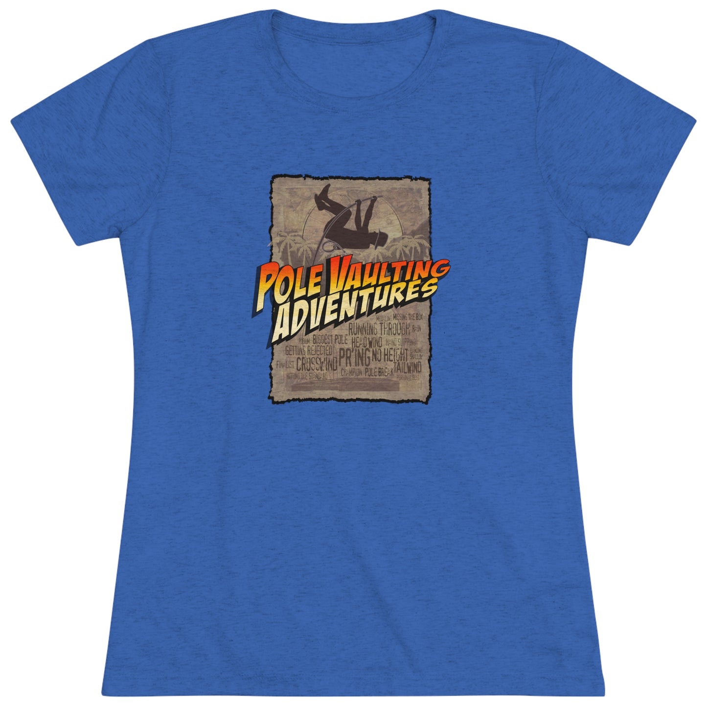 Pole Vaulting Adventure - Women's Tri-Blend Tee