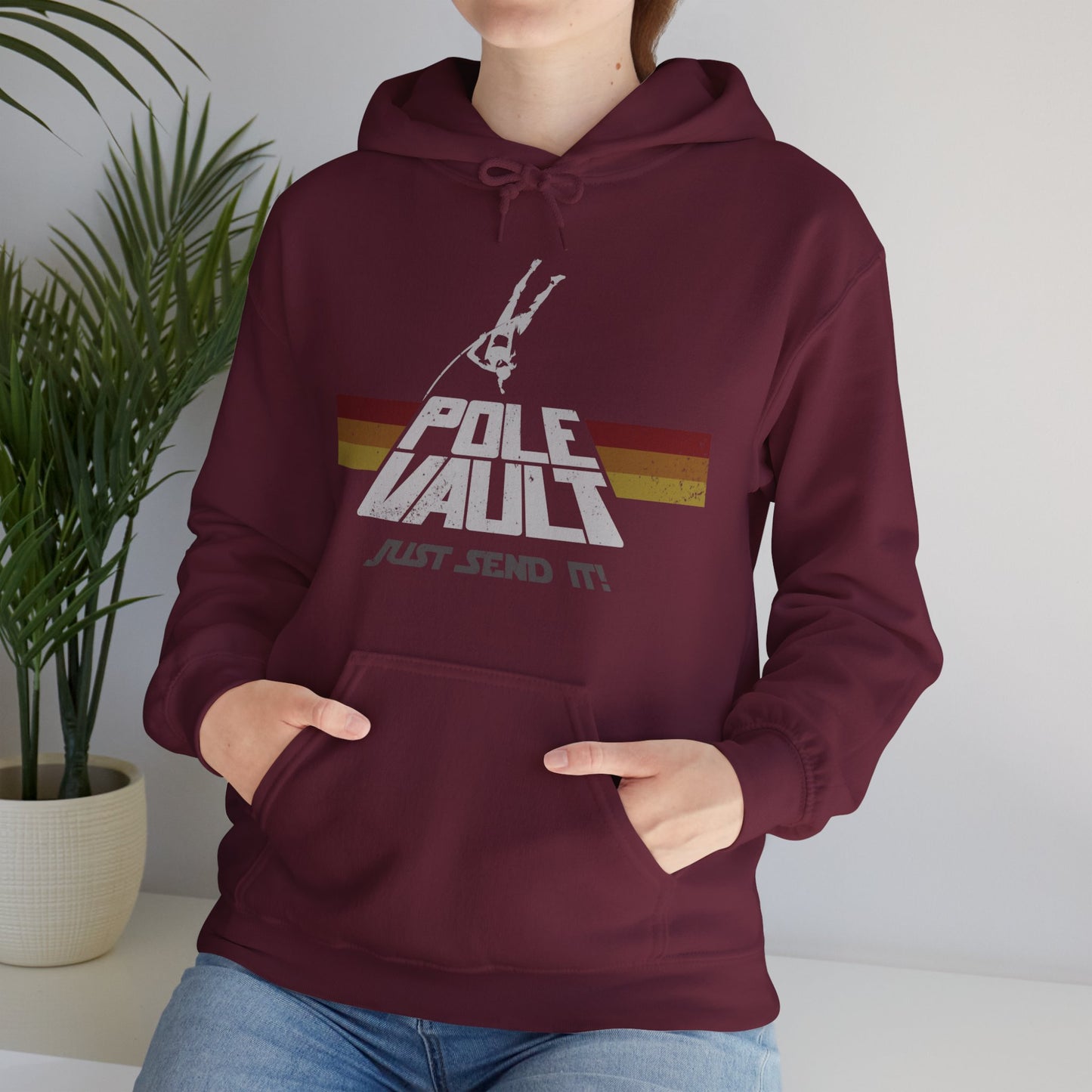 Pole Vault Just Send It Girl - Hoodie