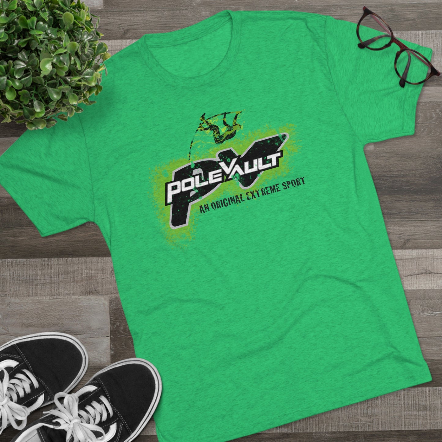 Pole Vault, An Original Extreme Sport - Tri-Blend Tee