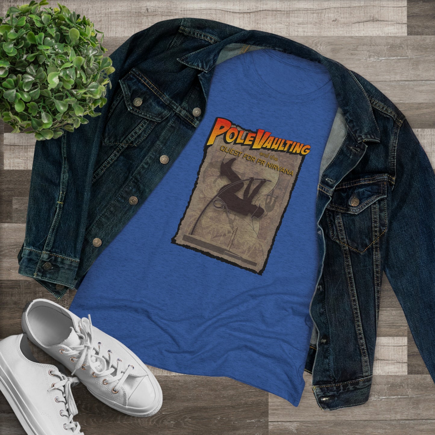Pole Vaulting, Quest for PR Nirvana - Women's Tri-Blend Tee