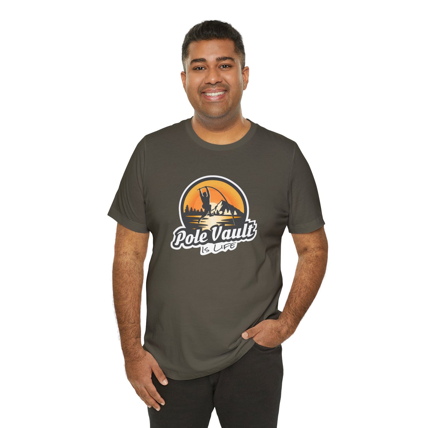Mountain Pole Vault is Life Guy - Classic Tee