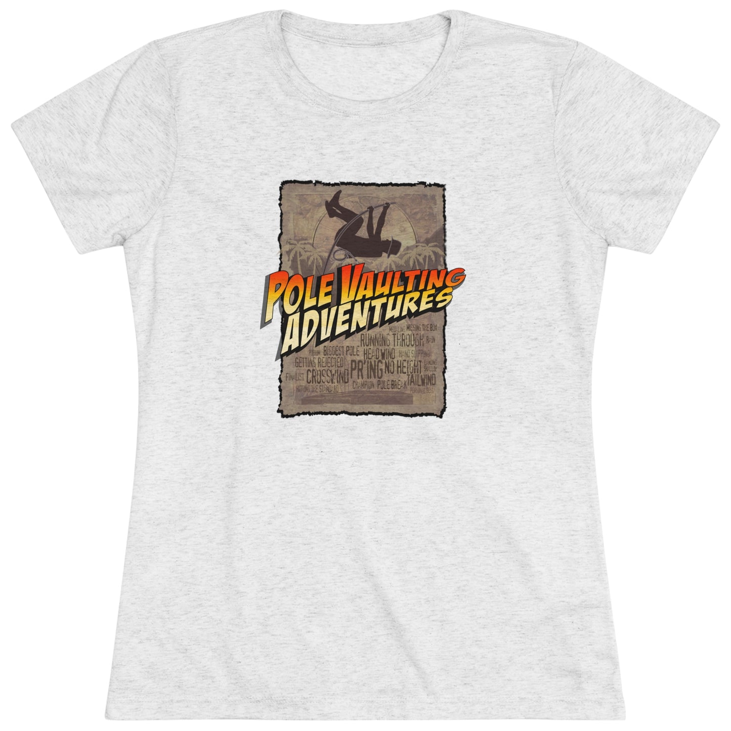 Pole Vaulting Adventure - Women's Tri-Blend Tee