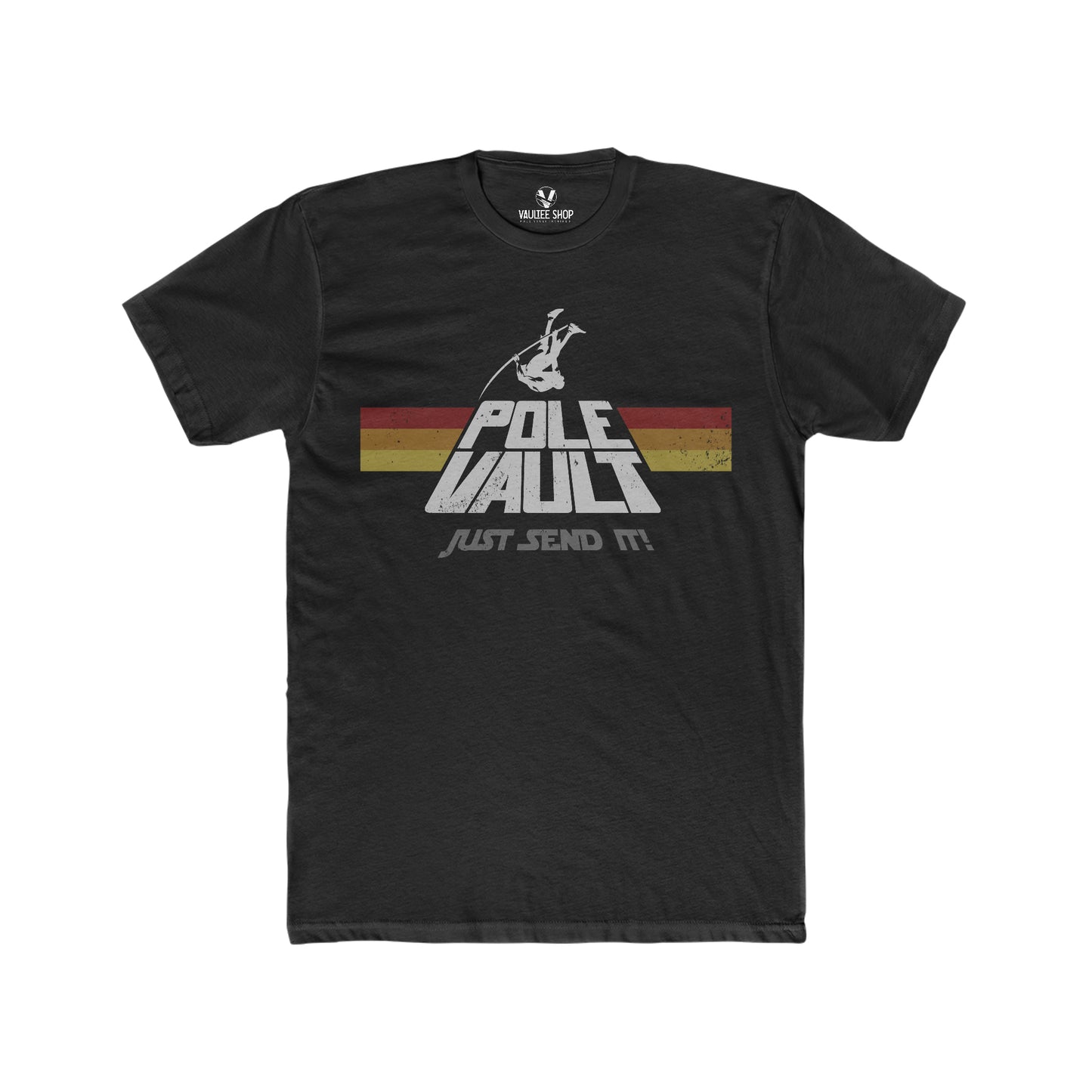 Pole Vault Just Send It Guy - Premium Fit Tee