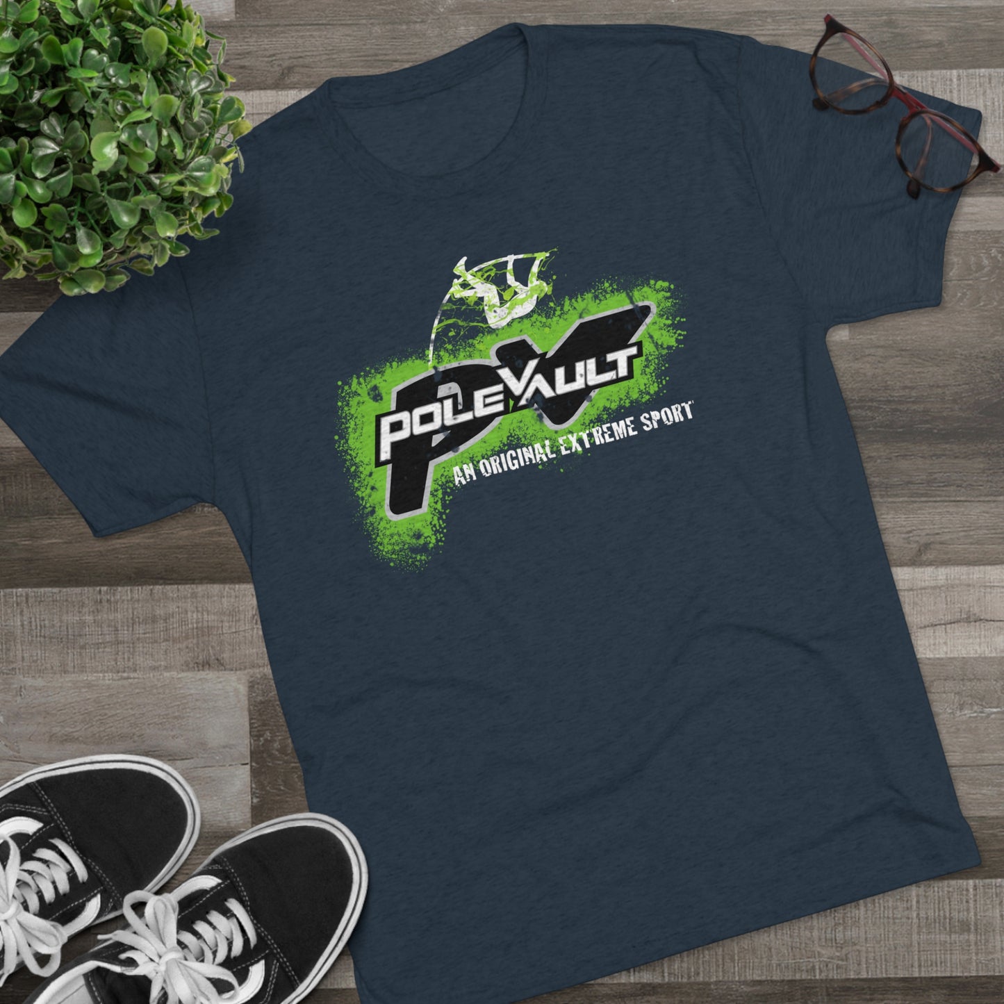 Pole Vault, An Original Extreme Sport - Tri-Blend Tee