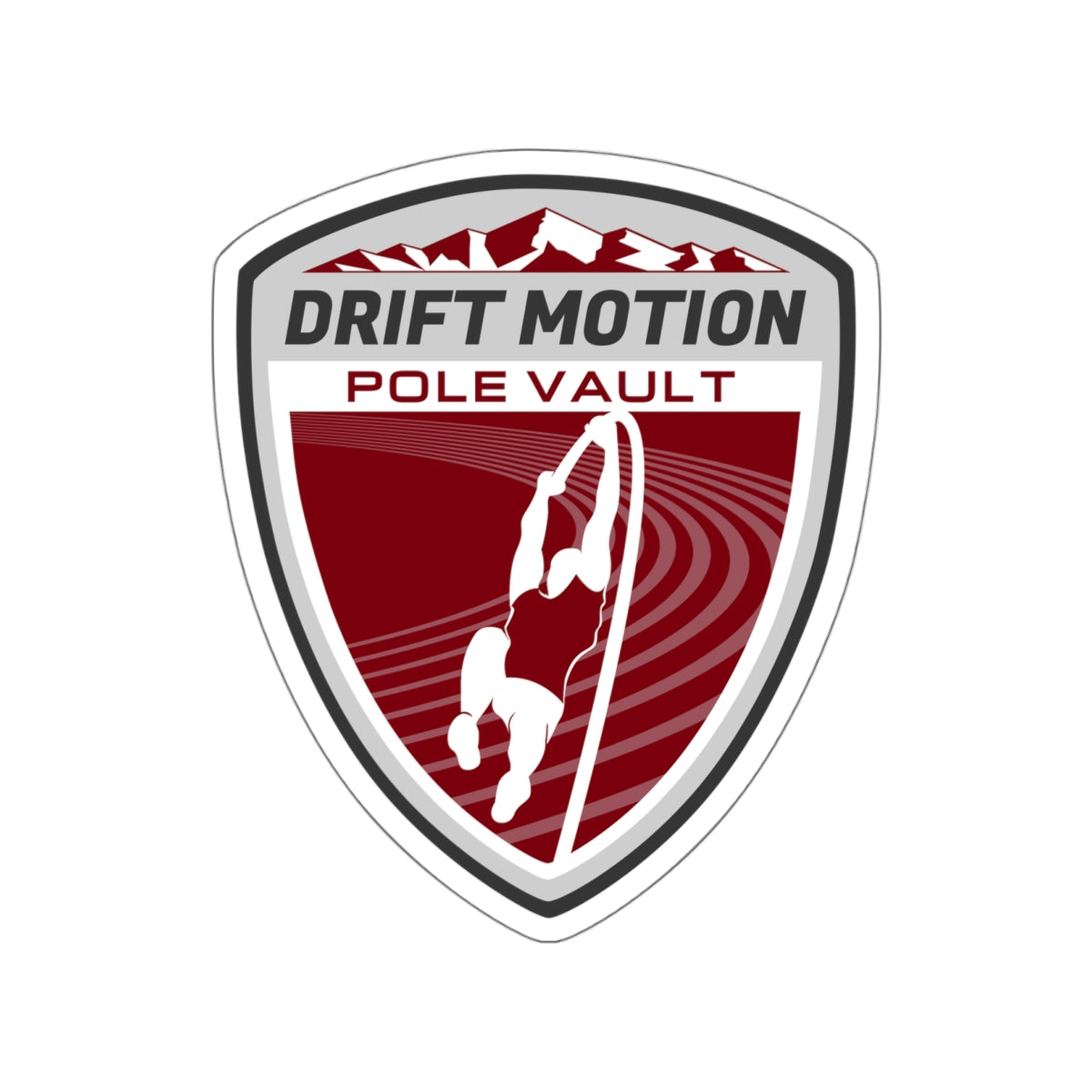 DMAC Pole Vault Crest Die-Cut Sticker