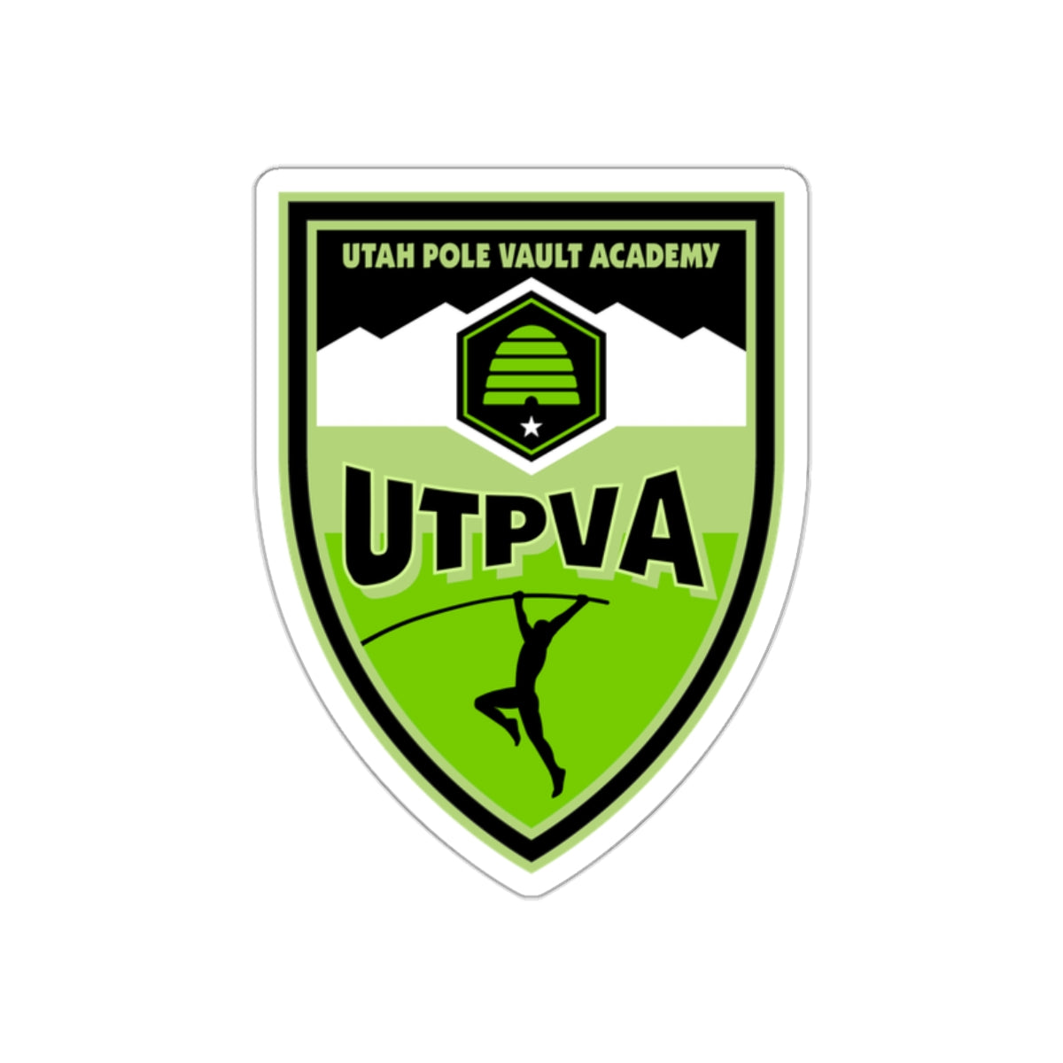 UTPVA Crest Die-Cut Sticker