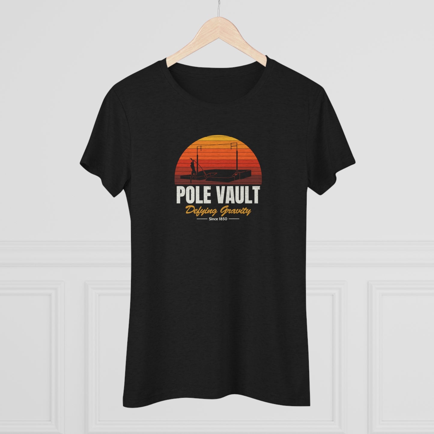 Pole Vault Defying Gravity - Women's Tri-Blend Tee