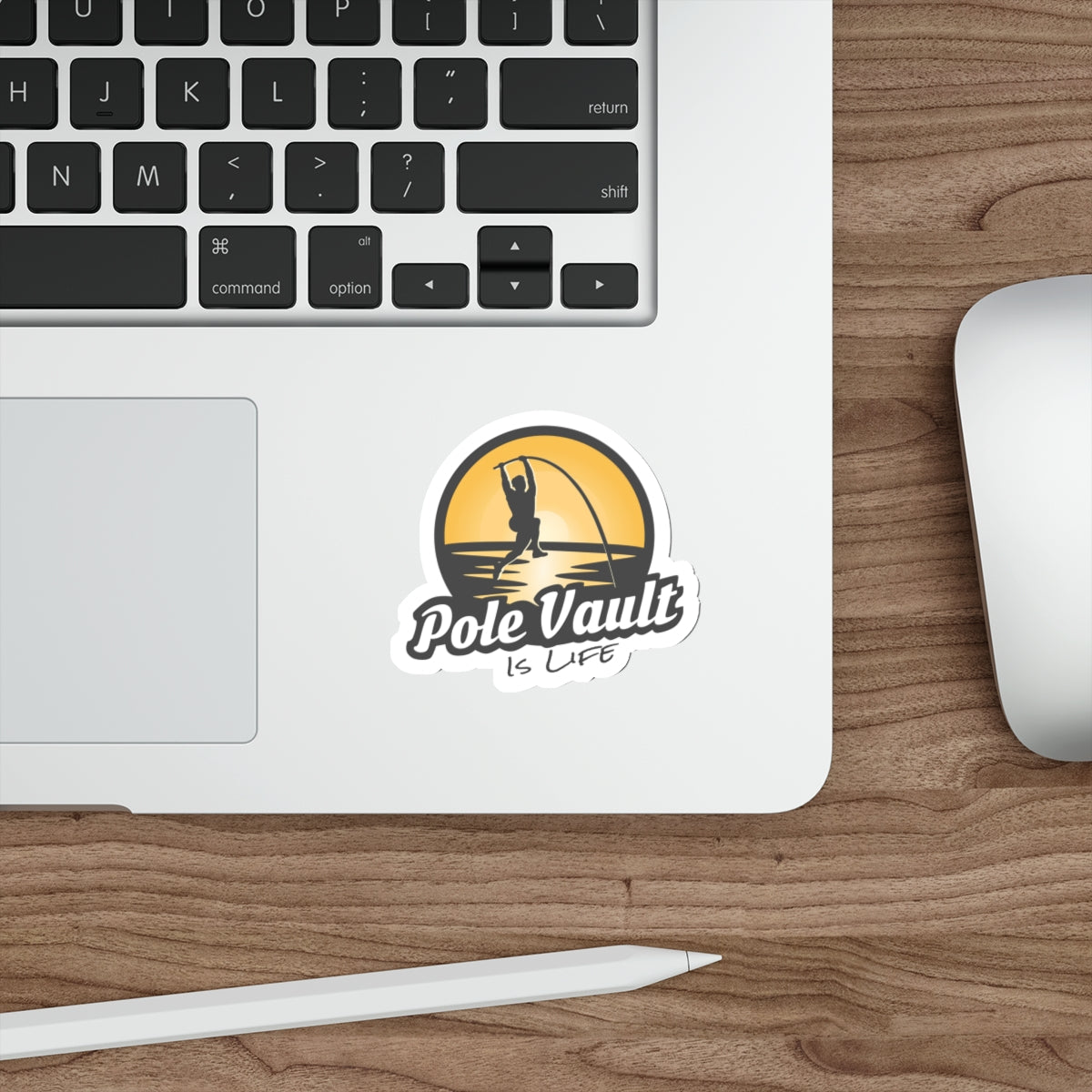 Pole Vault is Life Guy - Die-Cut Sticker
