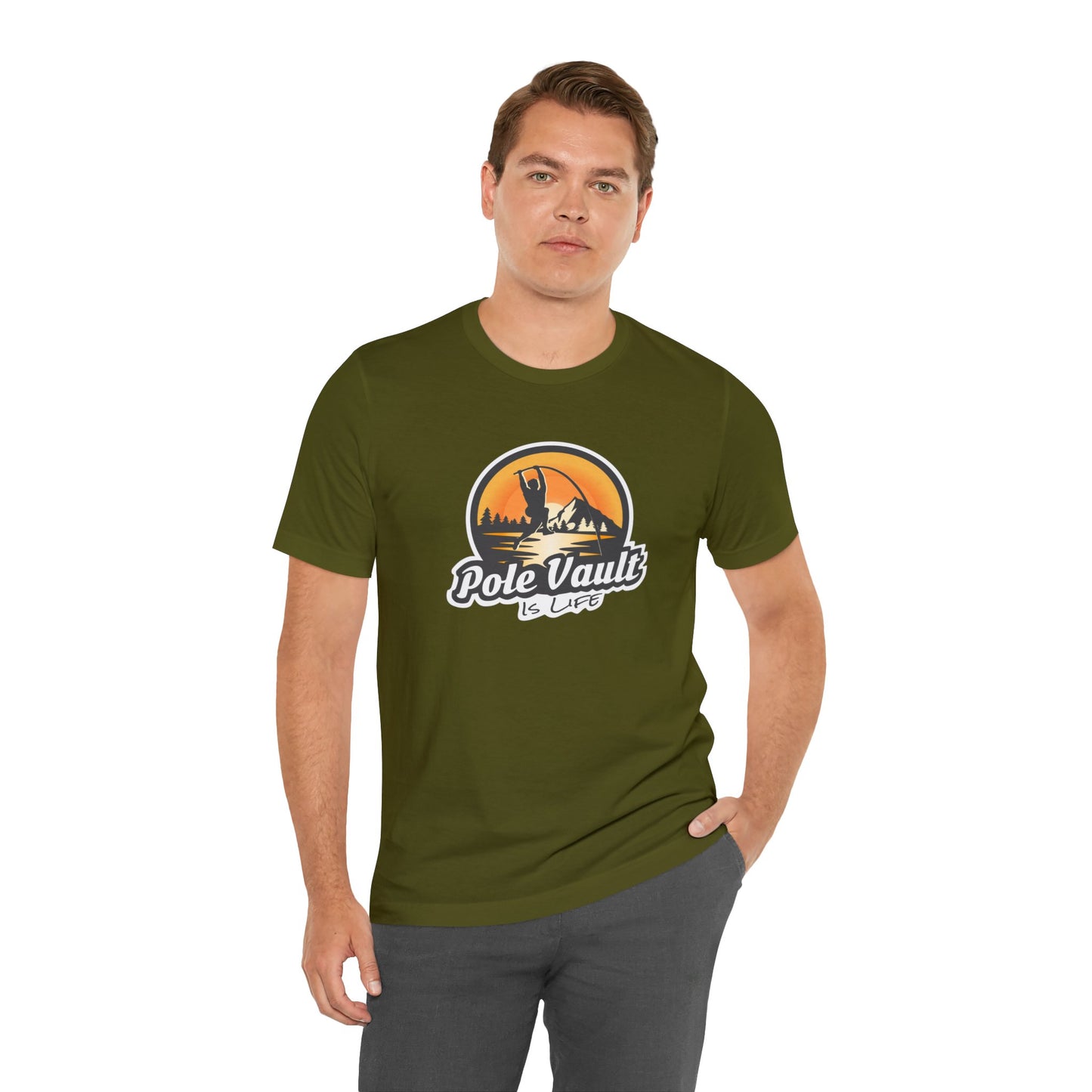 Mountain Pole Vault is Life Guy - Classic Tee