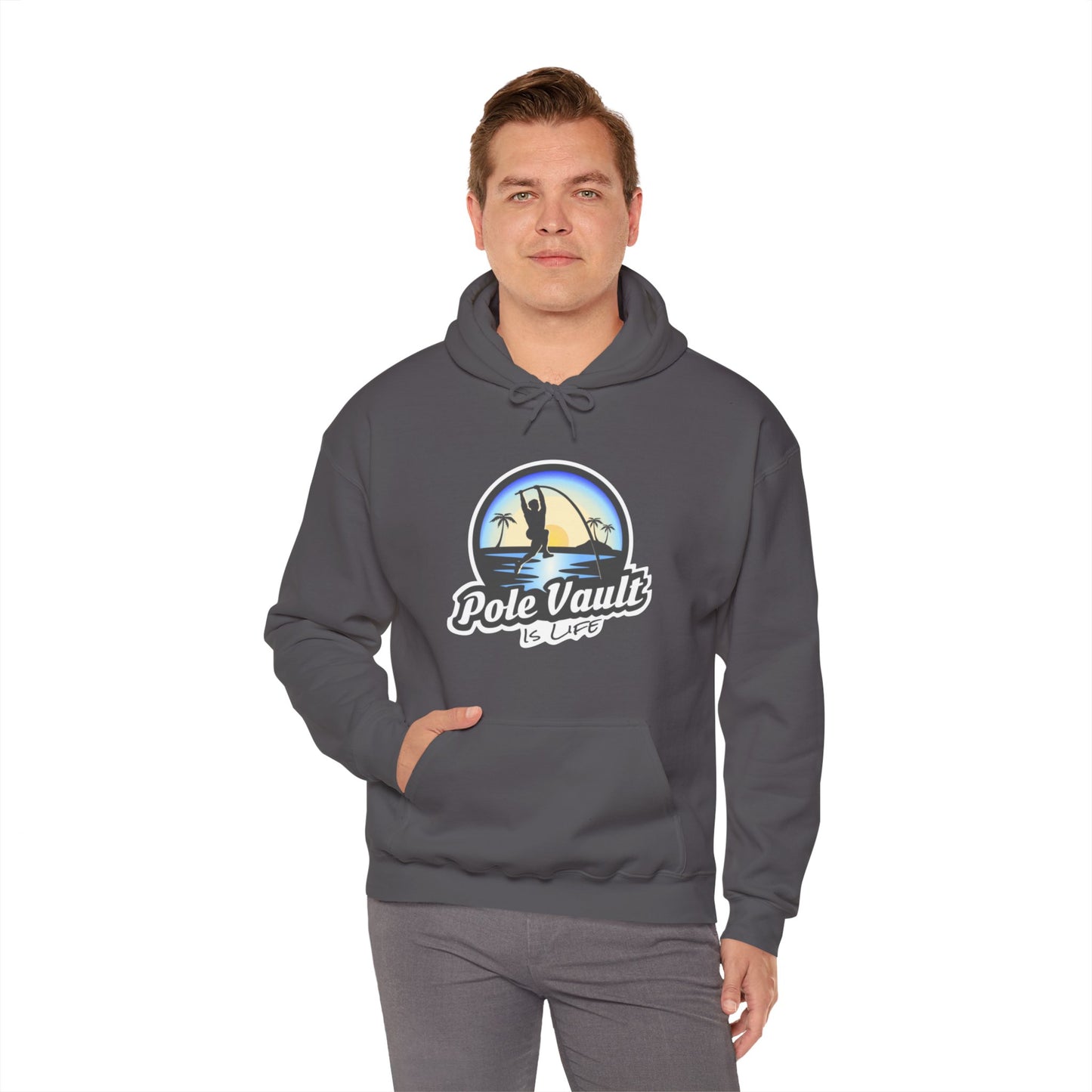 Beach Pole Vault is Life Guy - Hoodie