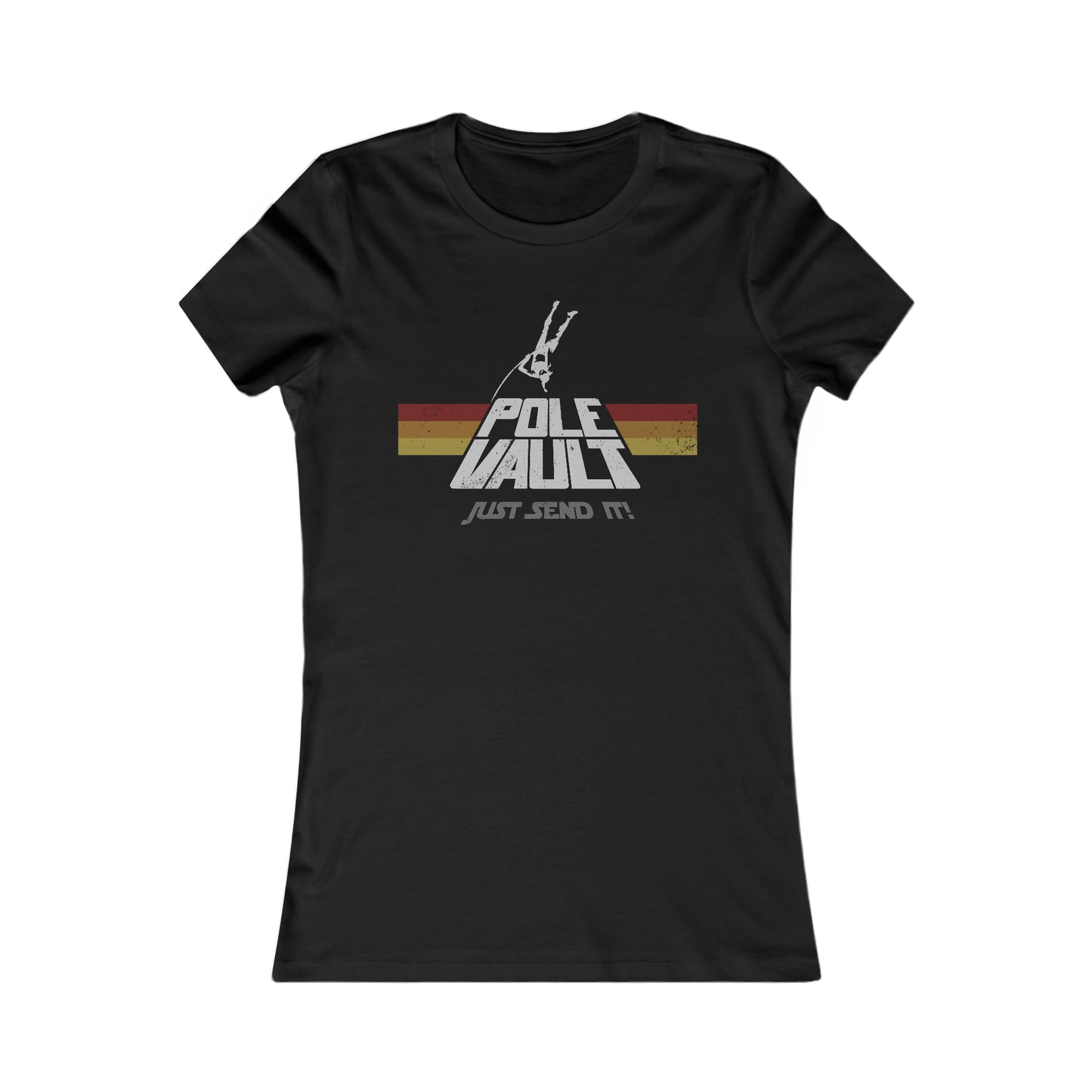 Pole Vault Just Send It Girl - Women's Premium Tee