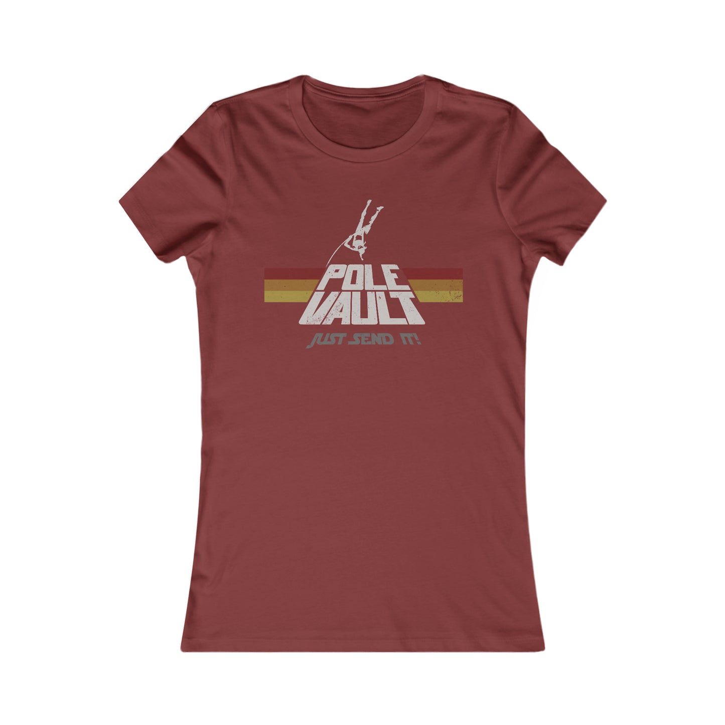Pole Vault Just Send It Girl - Women's Premium Tee