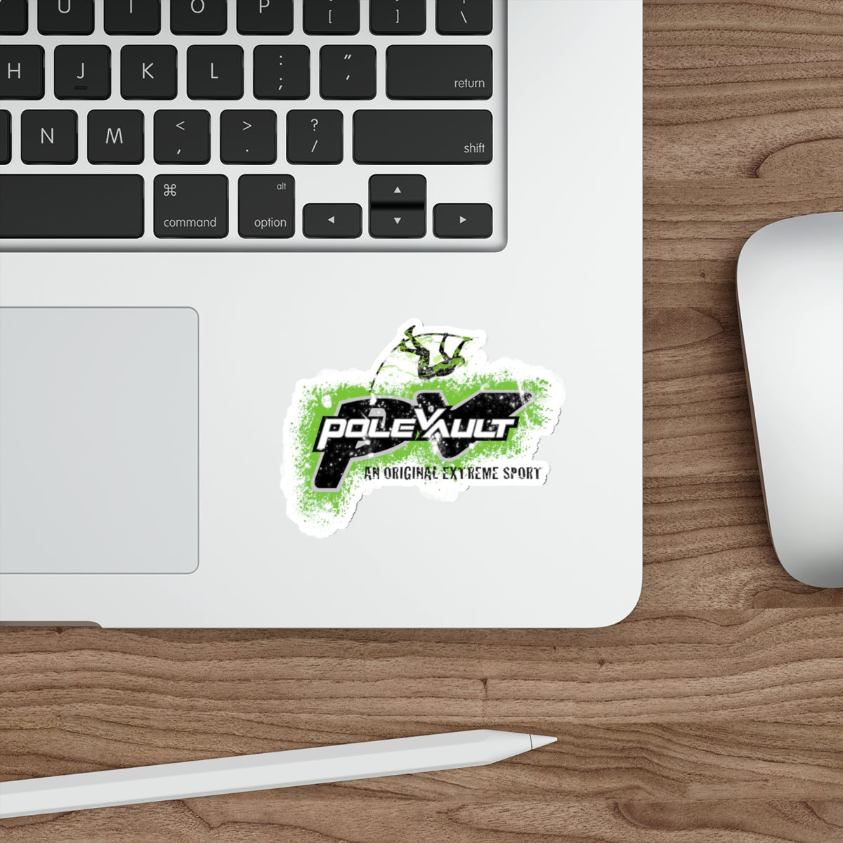 Pole Vault, An Original Extreme Sport - Die-Cut Sticker
