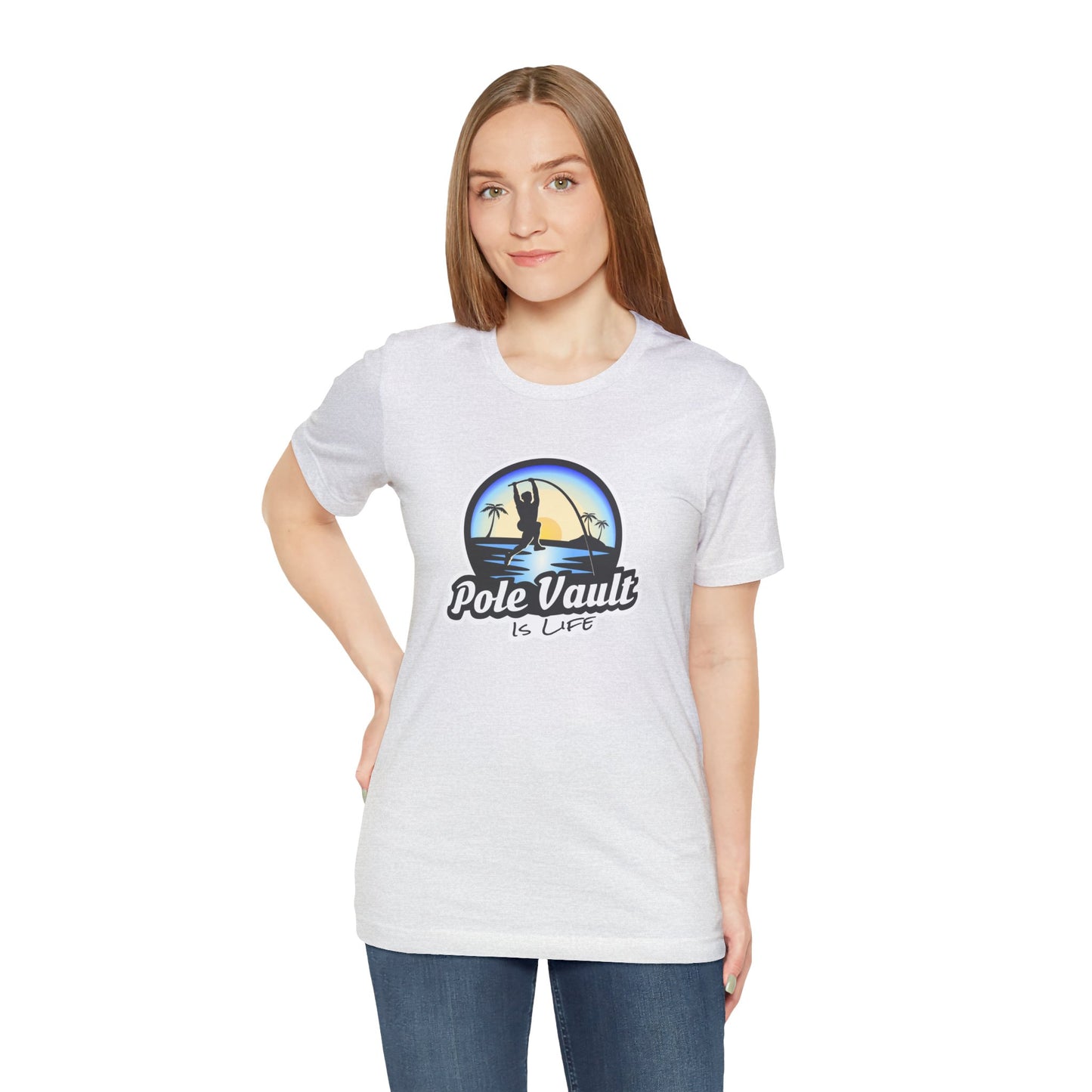 Beach Pole Vault is Life Guy - Deluxe Tee
