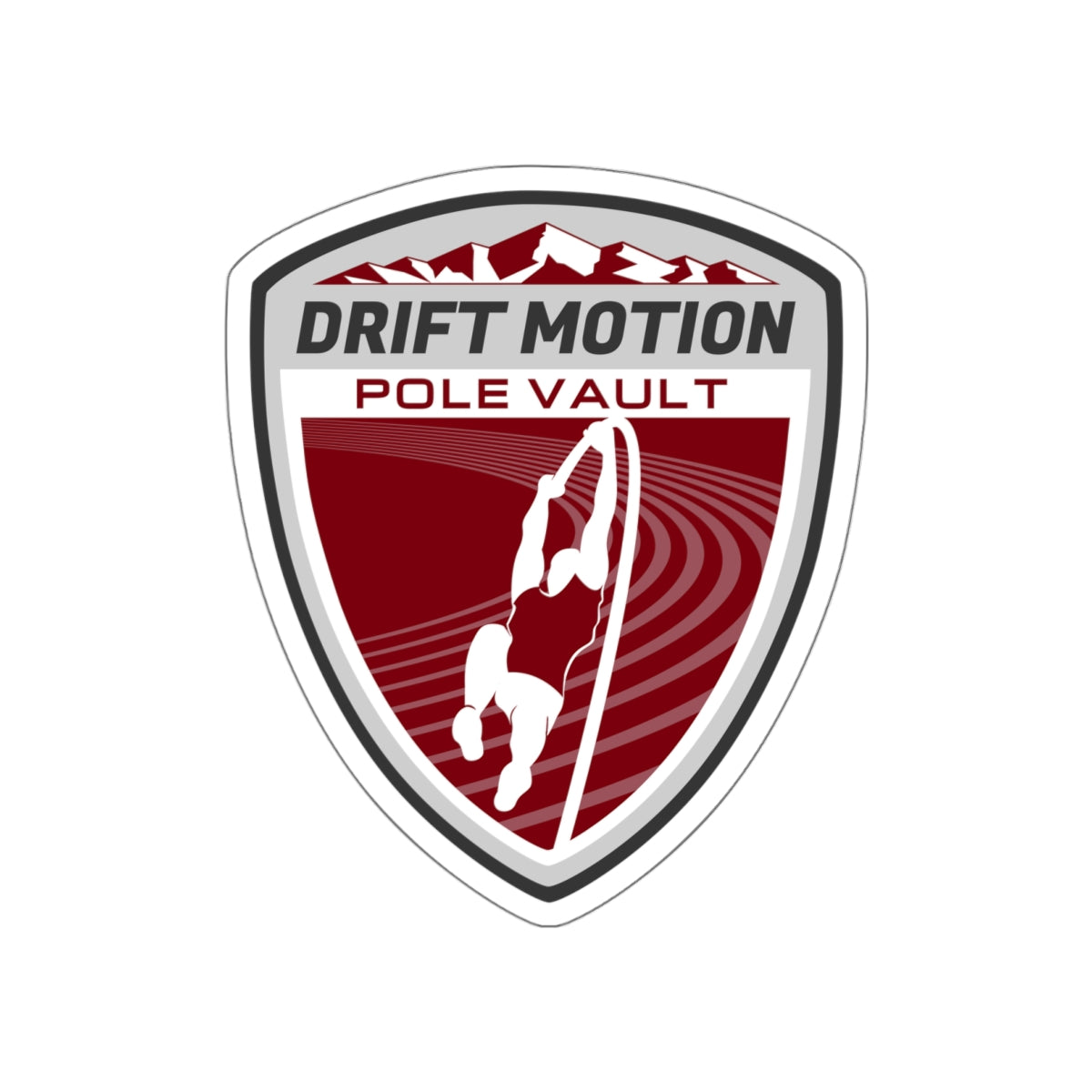 DMAC Pole Vault Crest Die-Cut Sticker