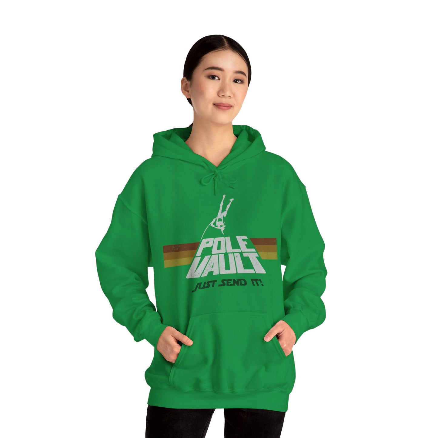 Pole Vault Just Send It Girl - Hoodie
