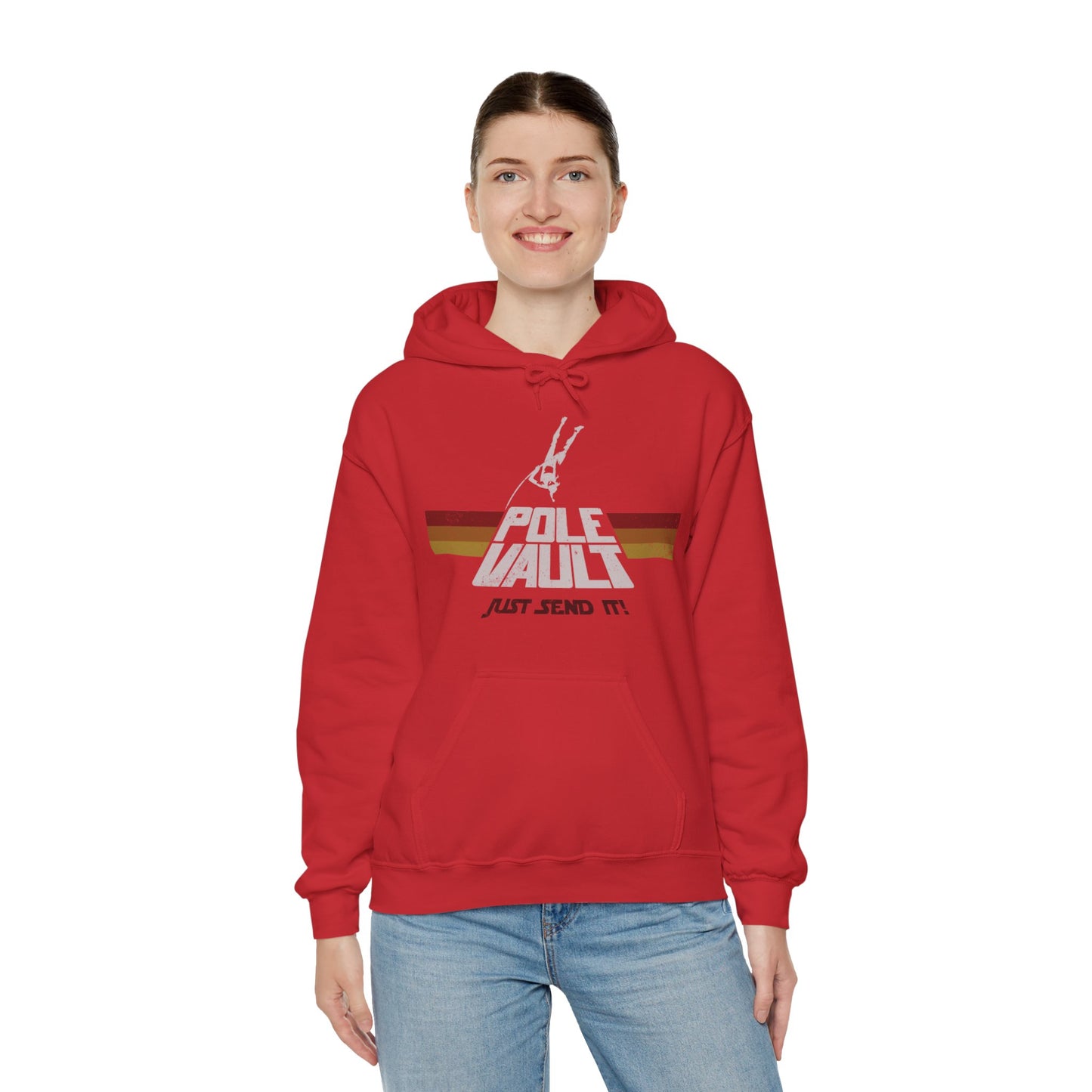 Pole Vault Just Send It Girl - Hoodie