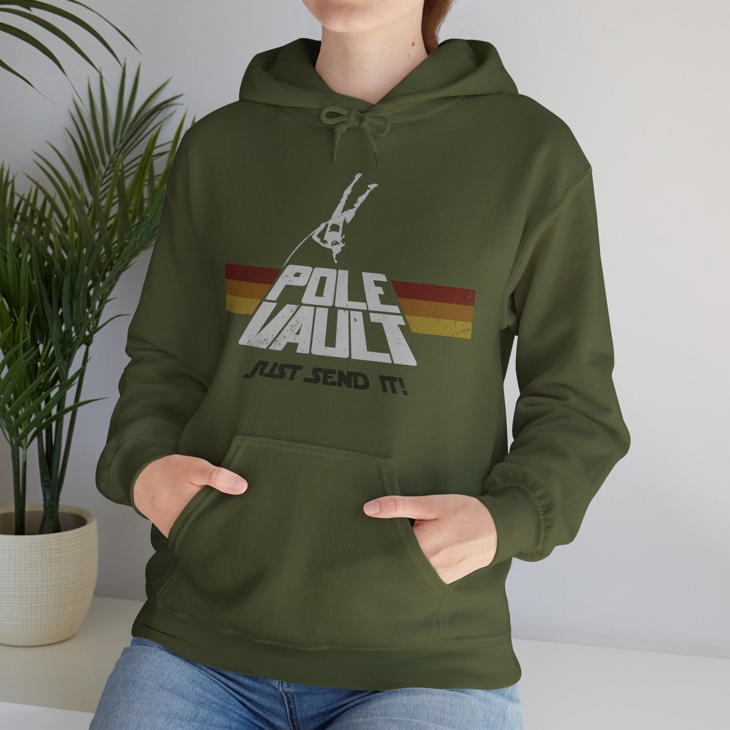Pole Vault Just Send It Girl - Hoodie