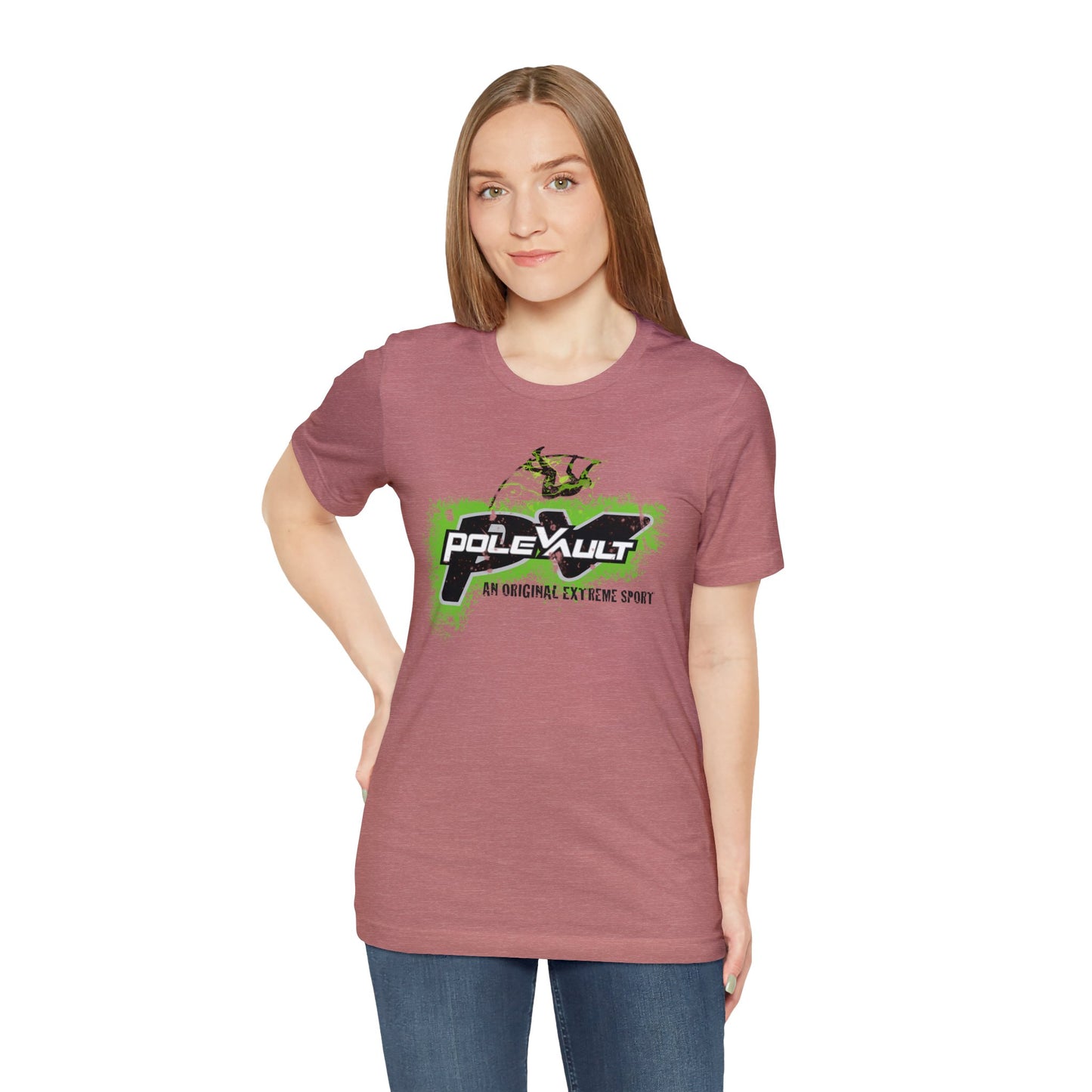 Pole Vault, An Original Extreme Sport - Deluxe Tee