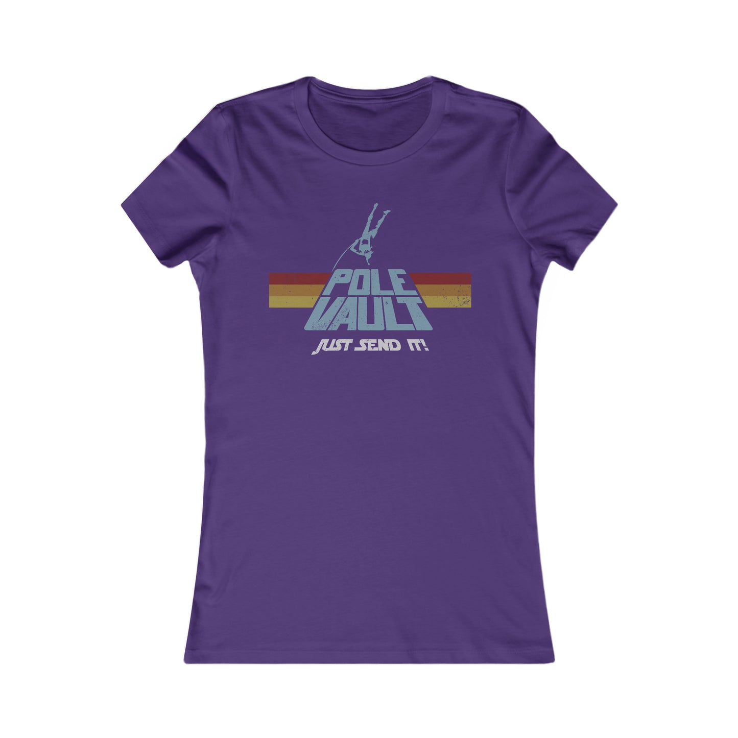 Pole Vault Just Send It Girl - Women's Premium Tee