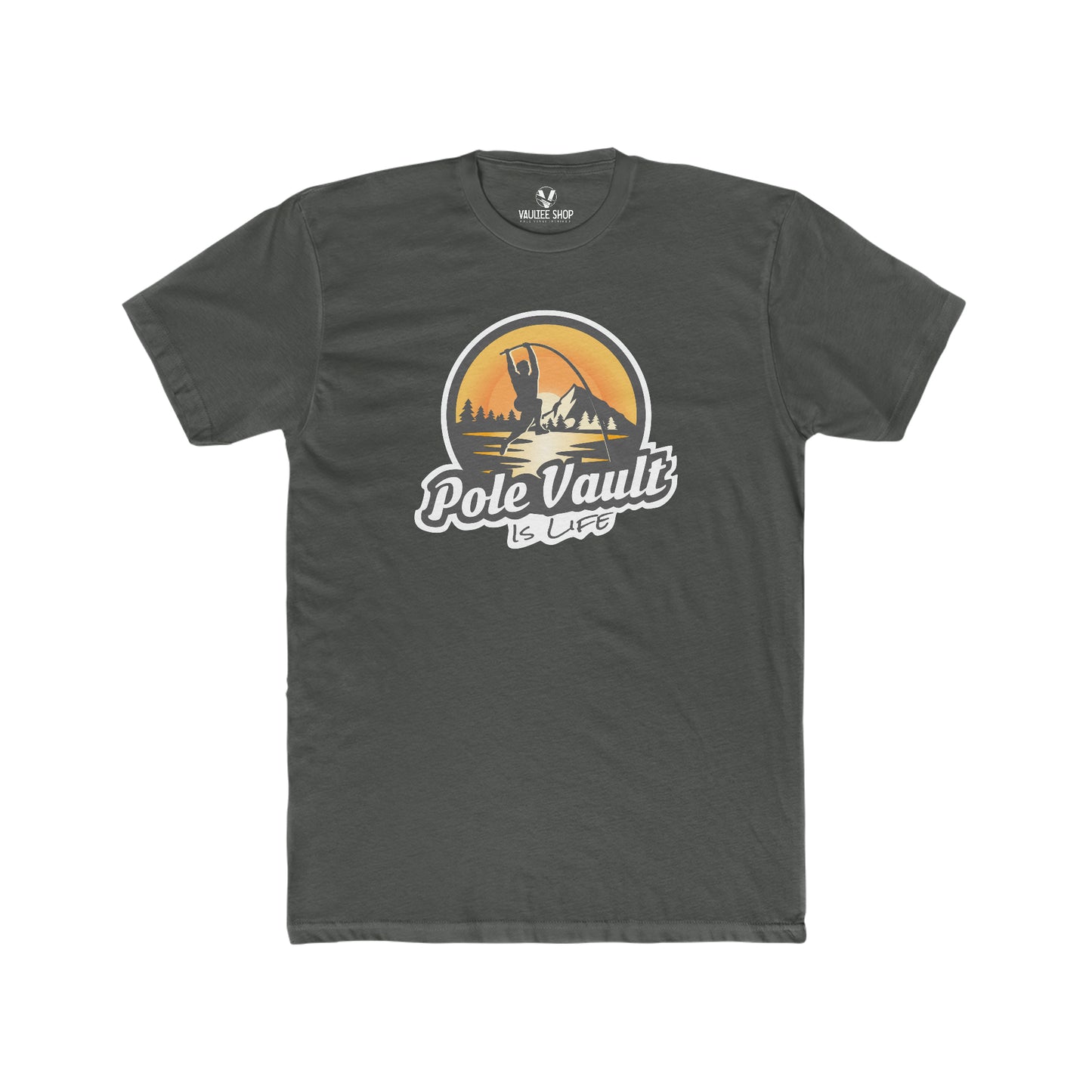 Mountain Pole Vault is Life Guy - Premium Fit Tee