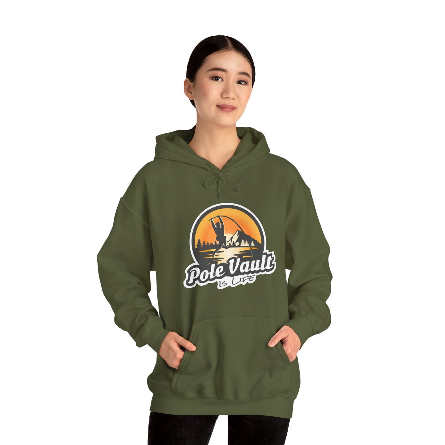 Mountain Pole Vault is Life Guy - Hoodie
