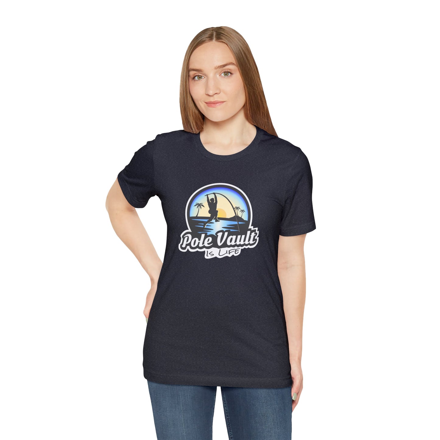 Beach Pole Vault is Life Guy - Deluxe Tee