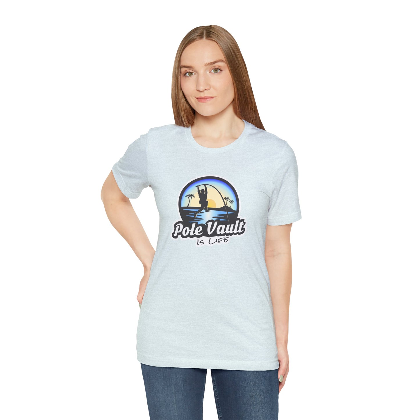 Beach Pole Vault is Life Guy - Deluxe Tee