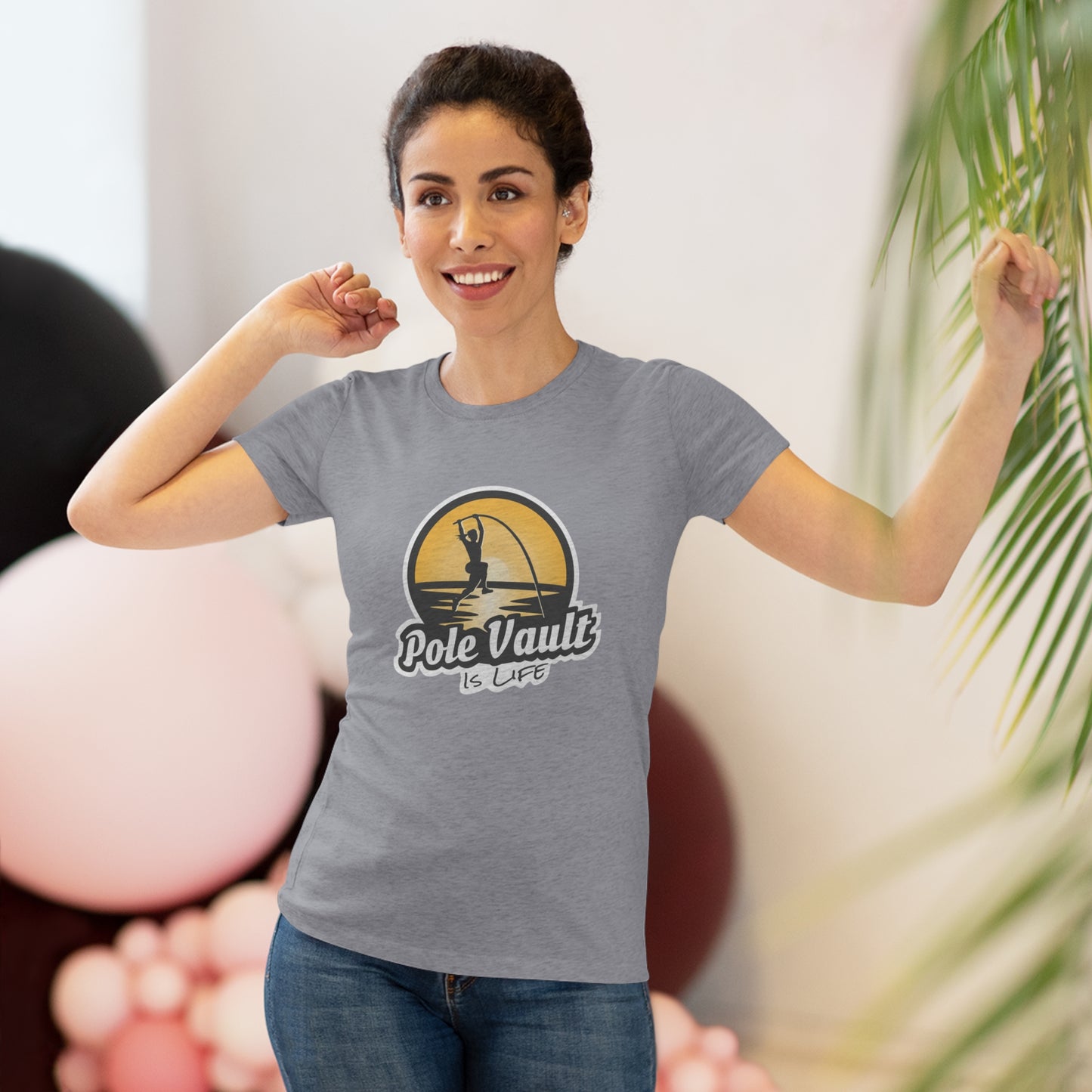 Pole Vault is Life Girl - Women's Tri-Blend Tee