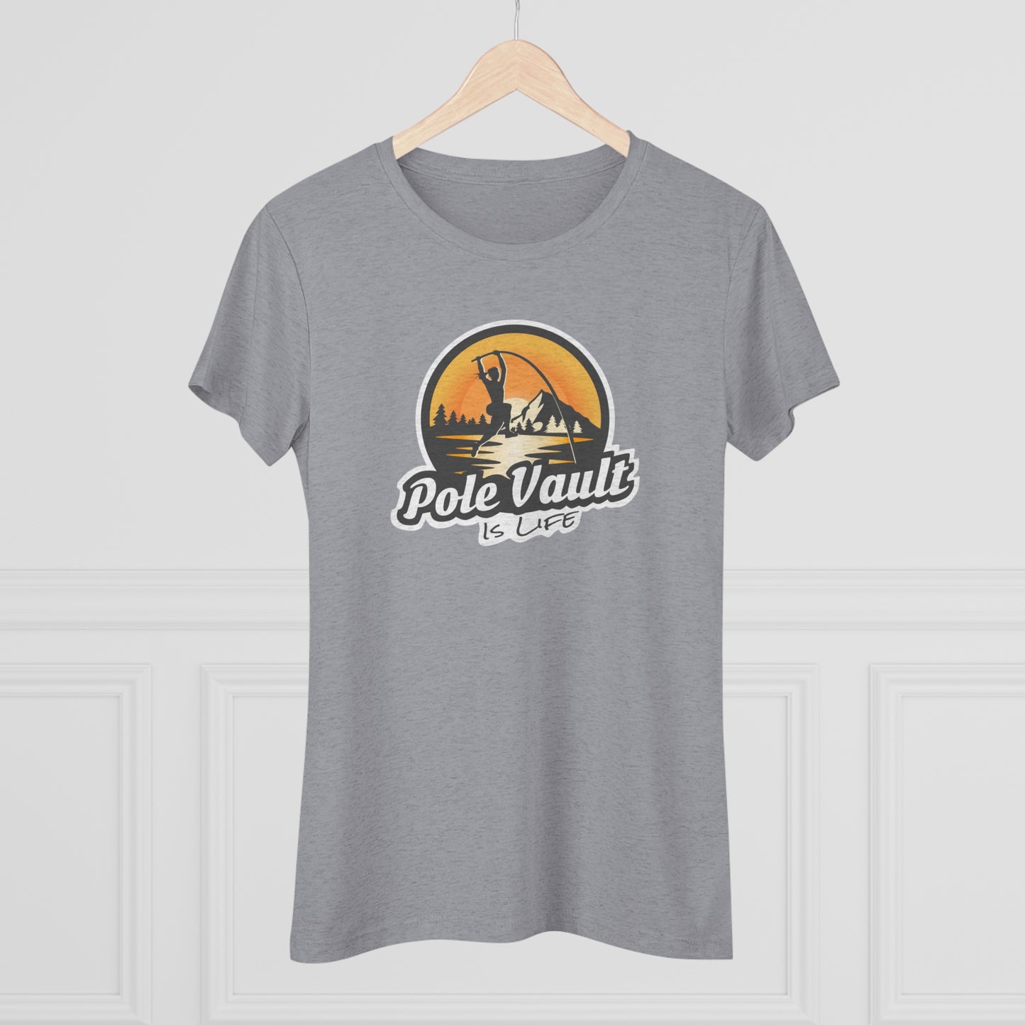Mountain Pole Vault is Life Girl - Women's Tri-Blend Tee