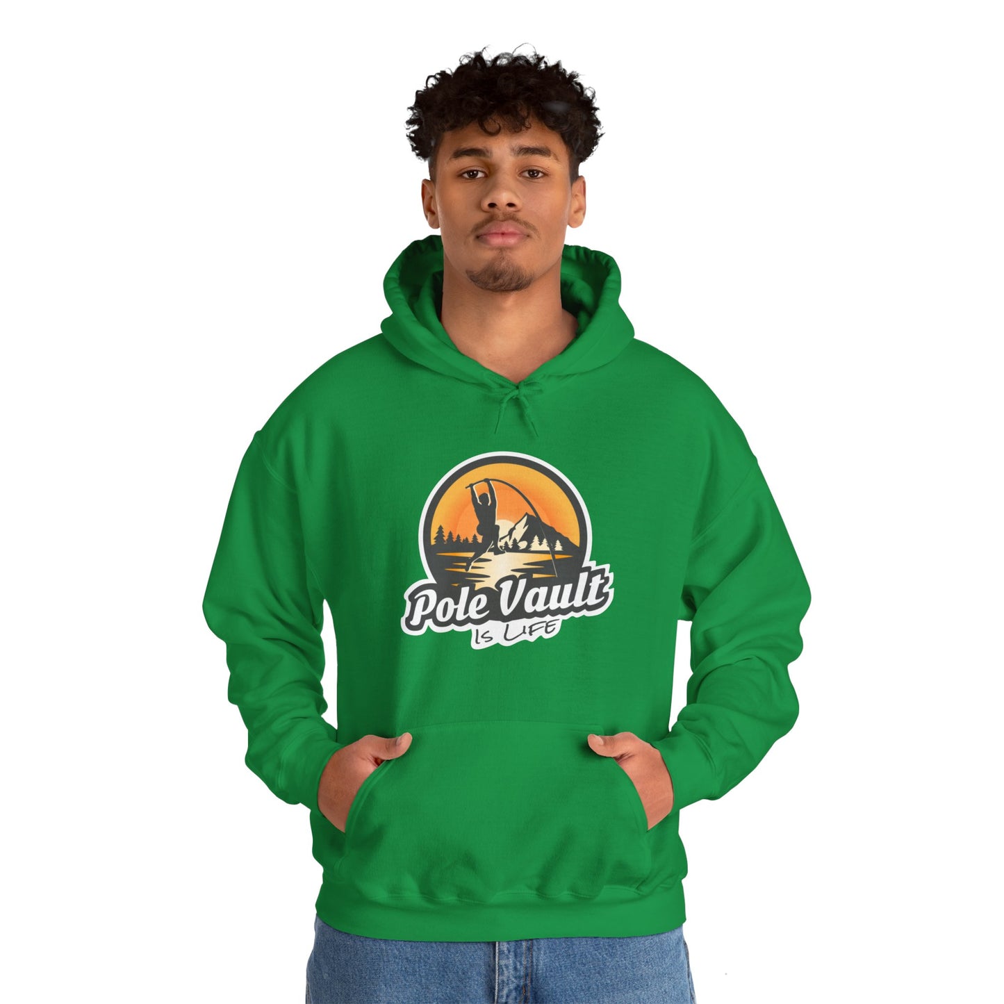 Mountain Pole Vault is Life Guy - Hoodie