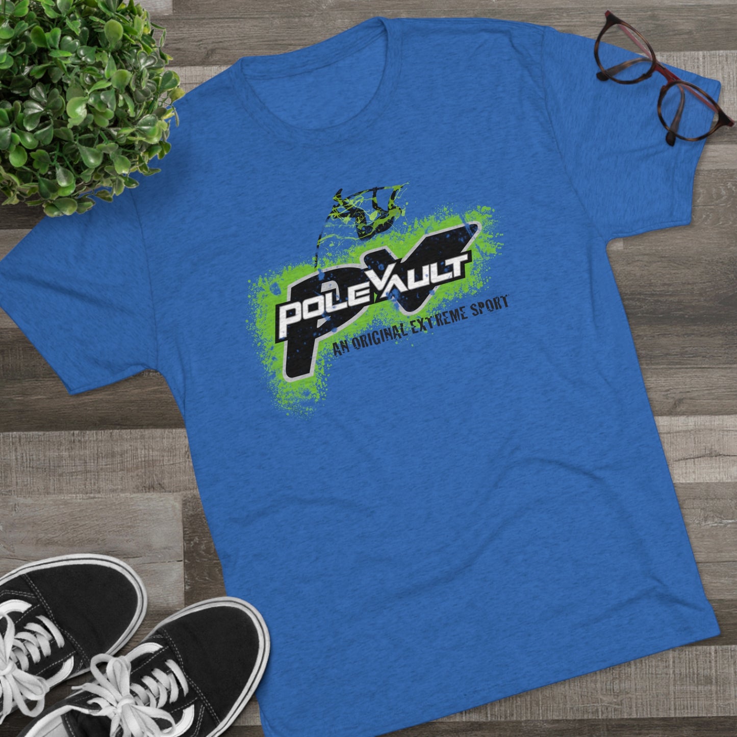 Pole Vault, An Original Extreme Sport - Tri-Blend Tee